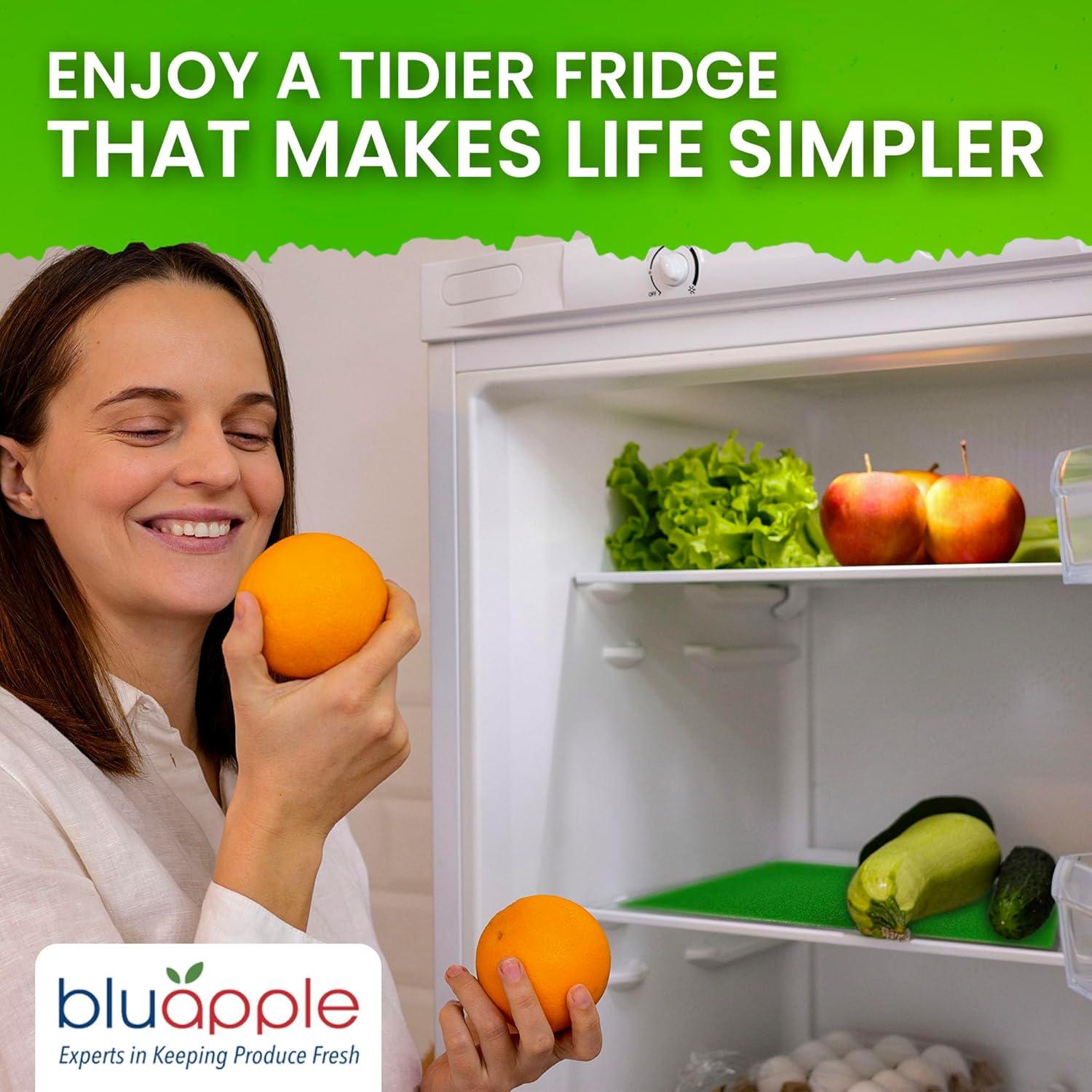 Forros para Refrigerador Bluapple FreshMats - Juego de 4 Piezas Verde