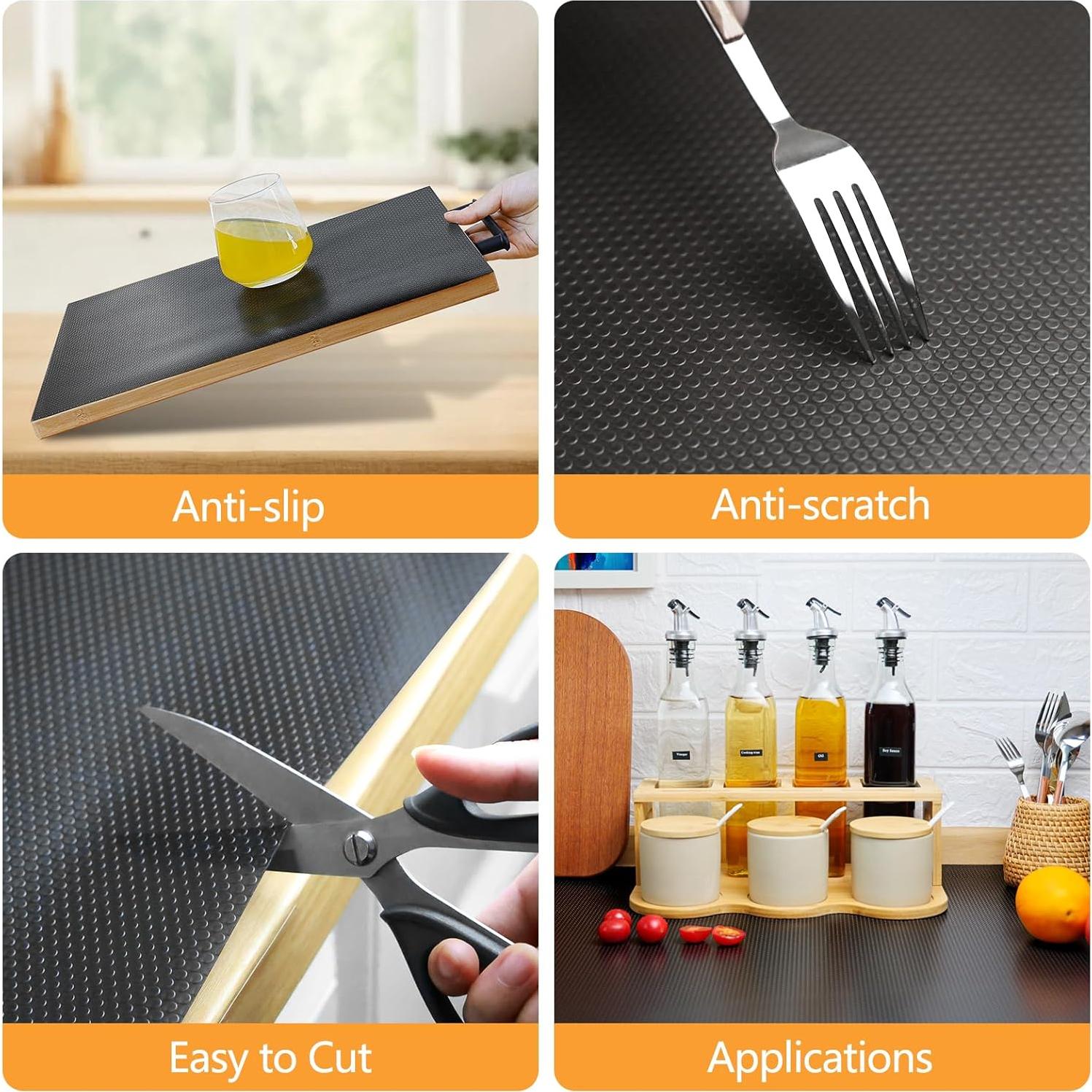 Forro de Estantería Antideslizante Wohomuke 38cm x 6m EVA