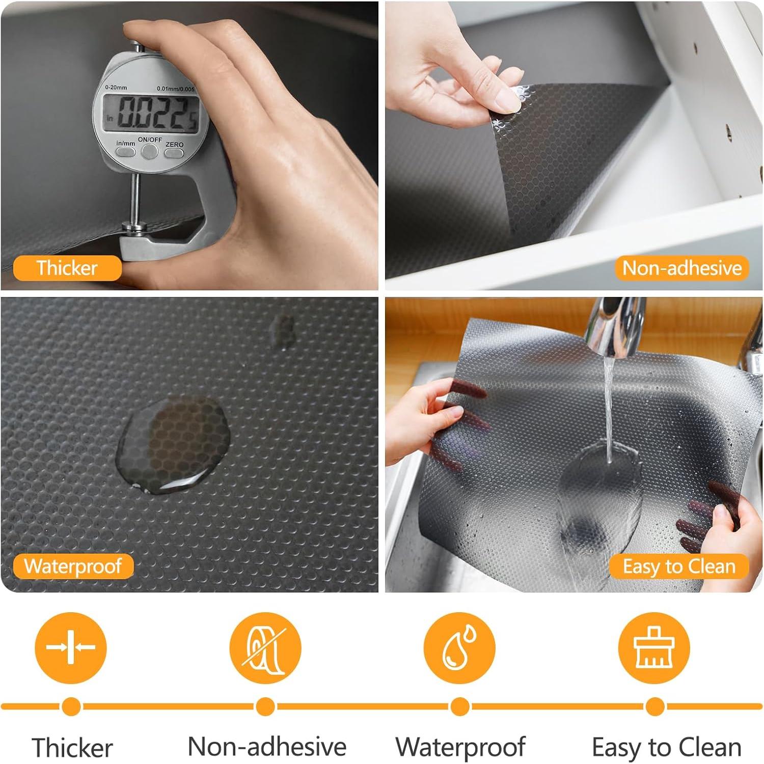 Forro de Estantería Antideslizante Wohomuke 38cm x 6m EVA