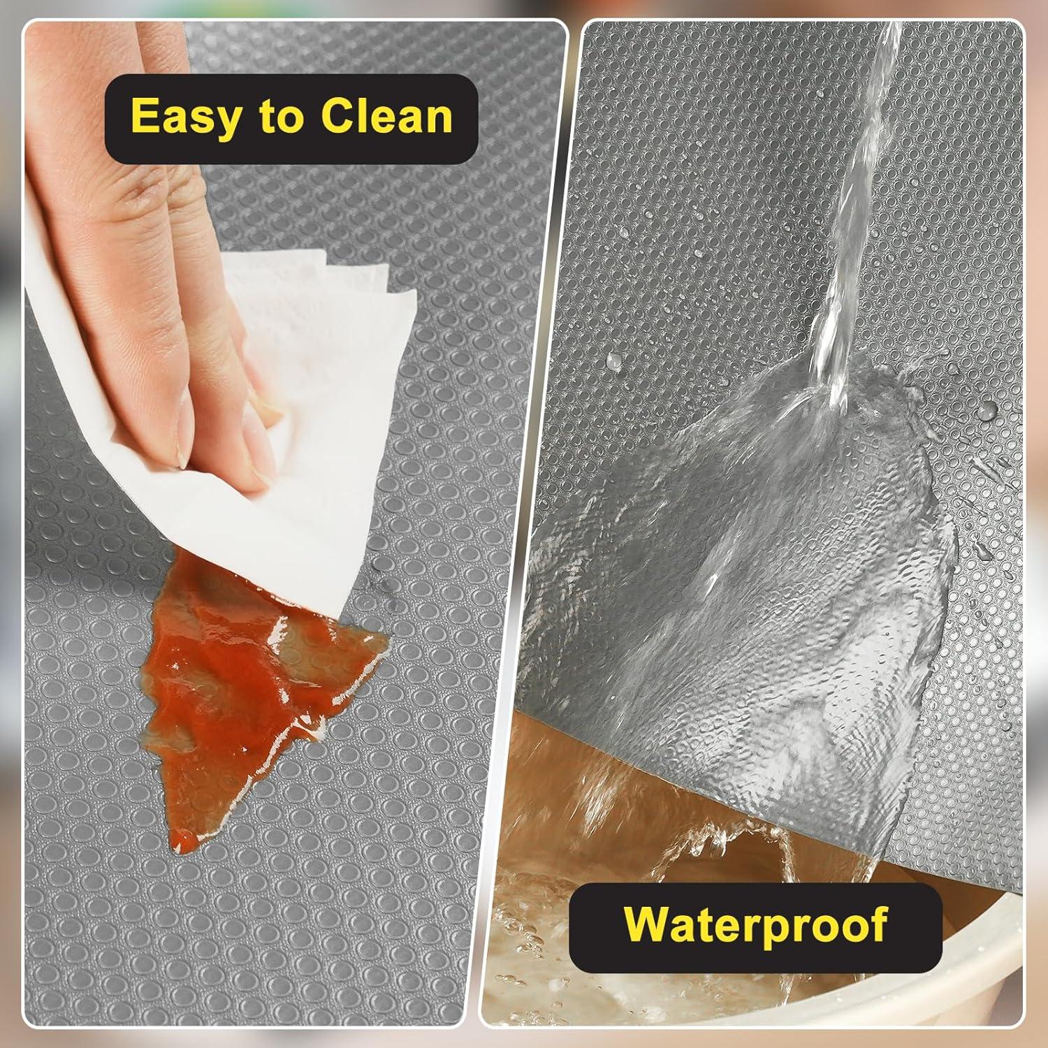 Forro de Estante KIMCHOMERSE EVA Impermeable 45x500cm Gris