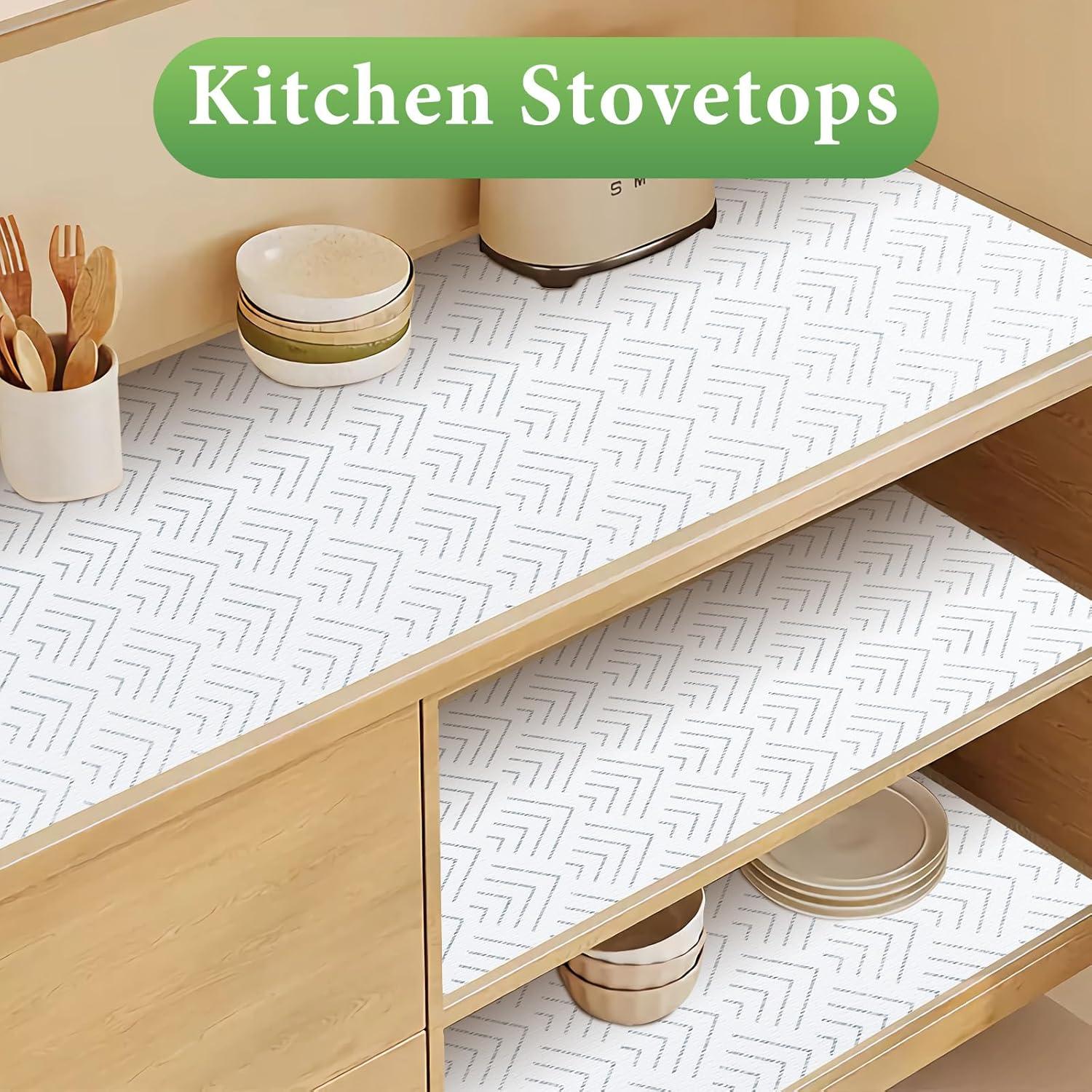 Forro de Estante Antideslizante Cismmy 30.5x300cm PVC Plateado