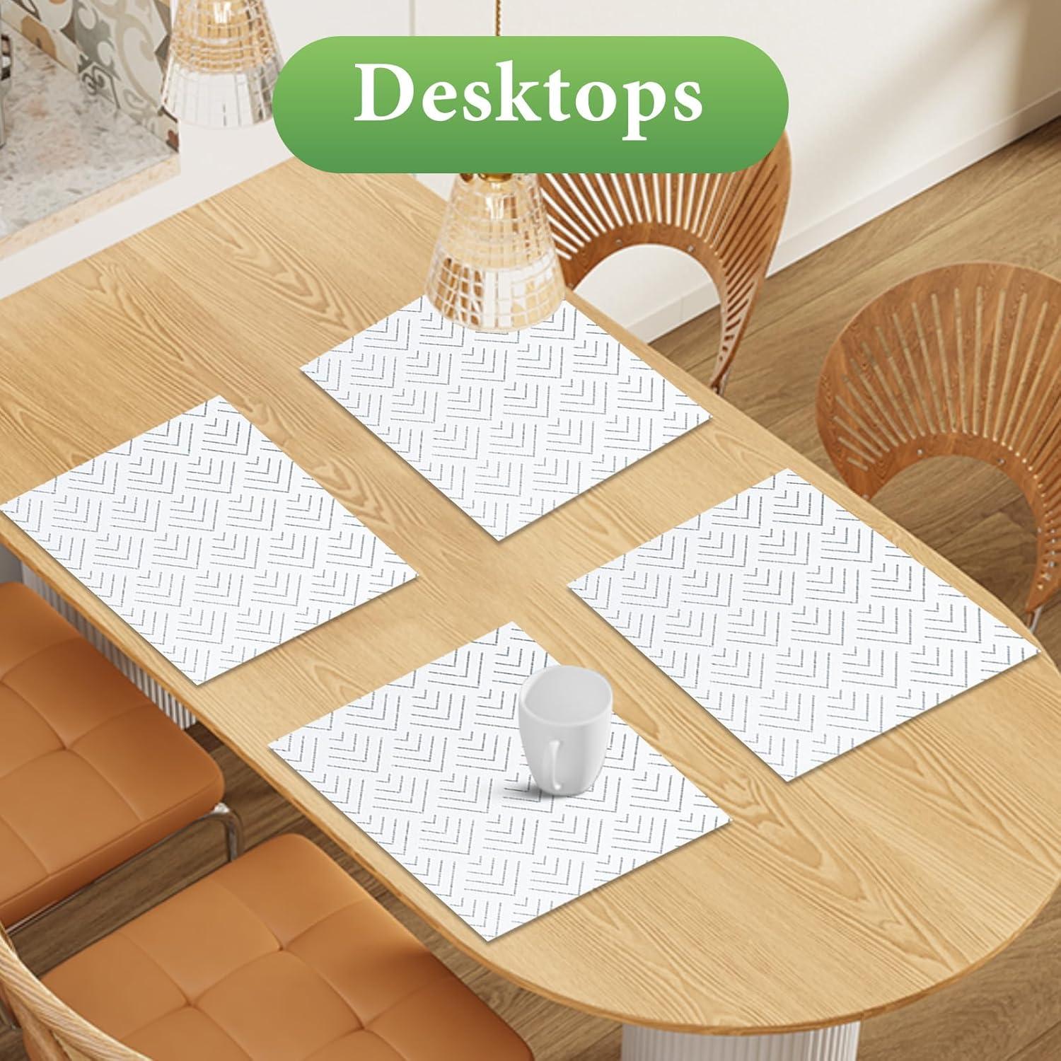 Forro de Estante Antideslizante Cismmy 30.5x300cm PVC Plateado