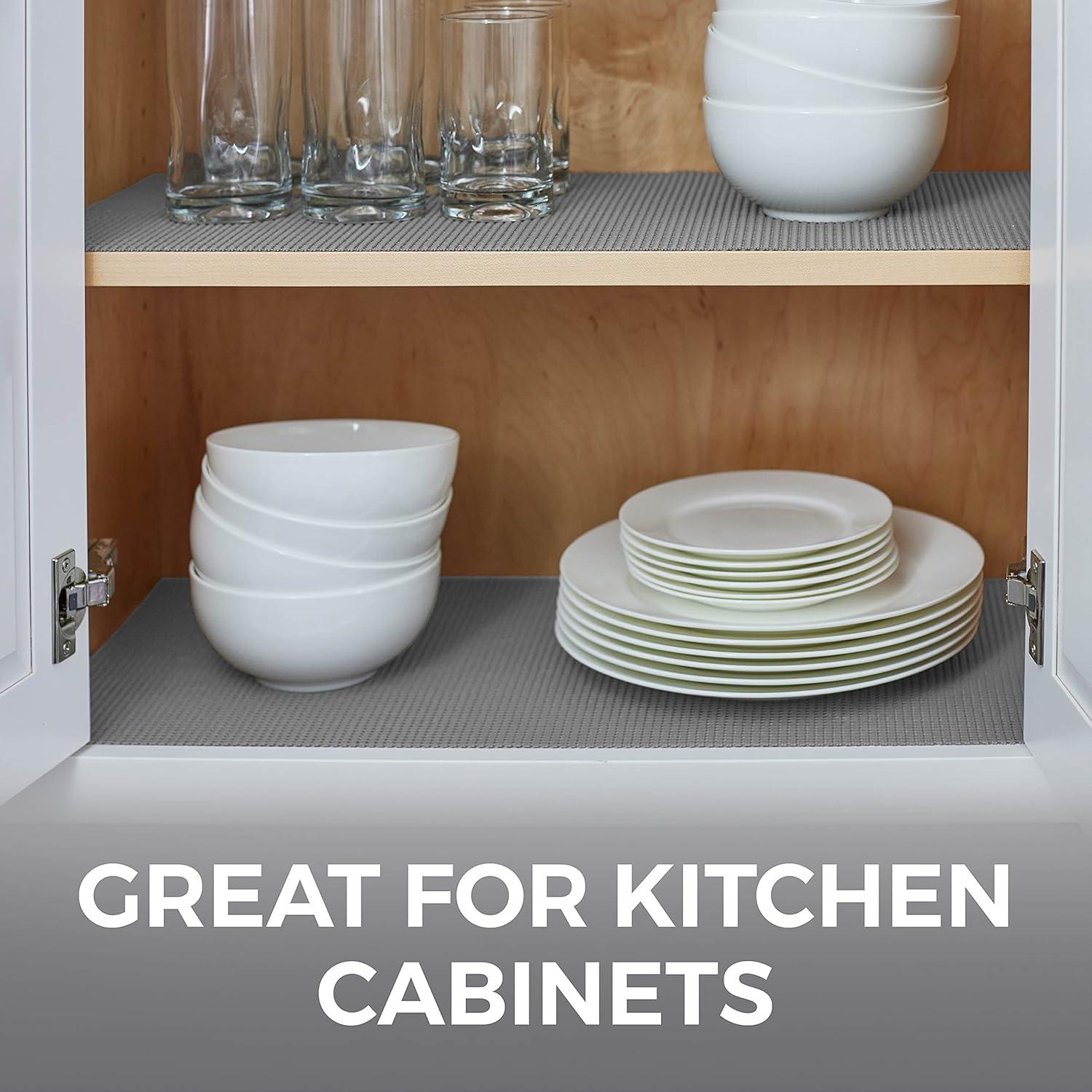 Forro de Estante No Adhesivo HOME GENIE 30.48 cm x 6.1 m Gris