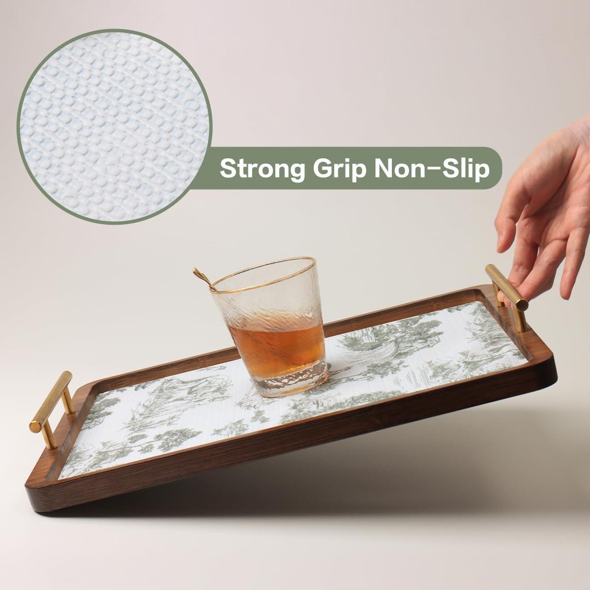 Forro de Estante Tatyanna Verde 30.48cm x 3.05m Antideslizante