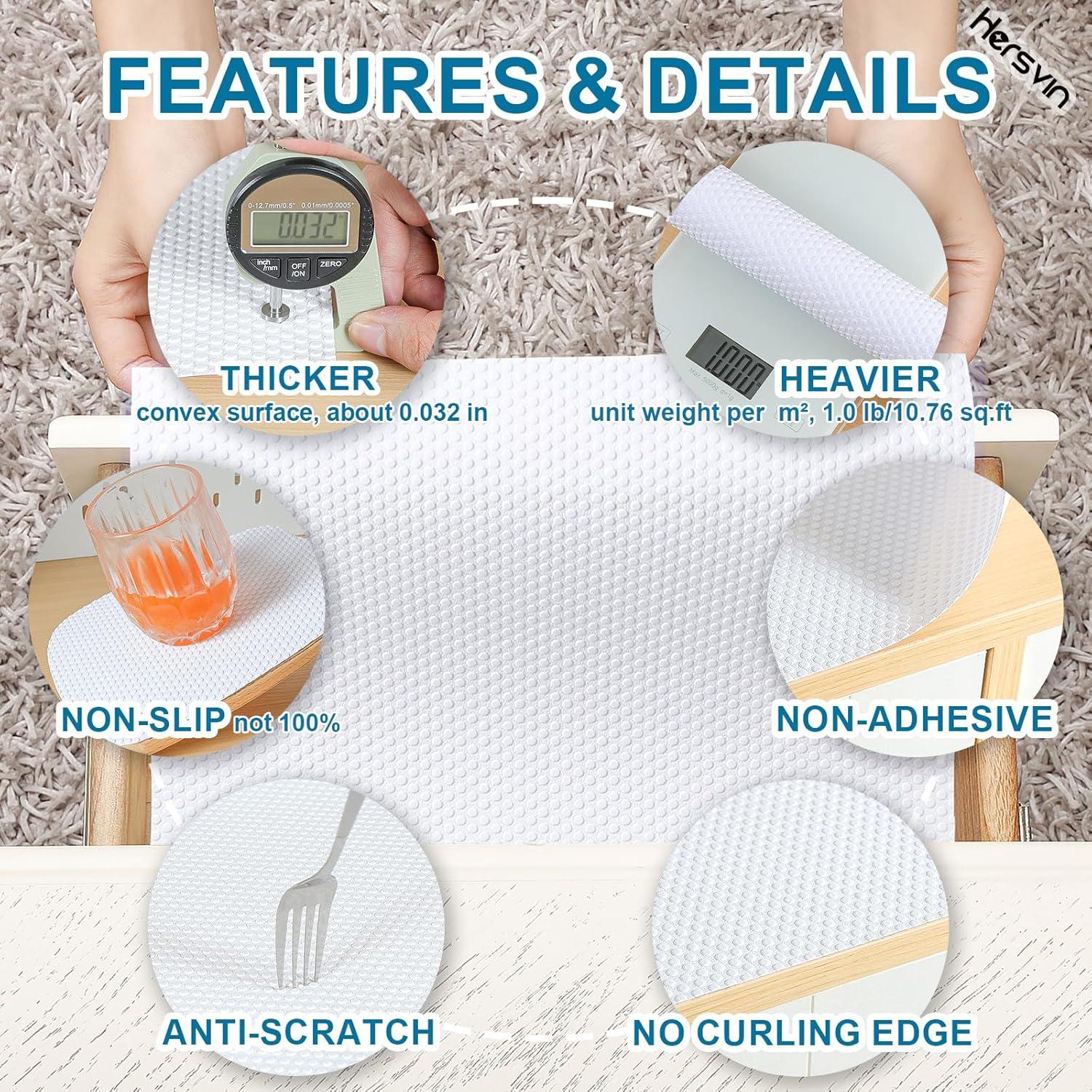 Forro de Estante Hersvin 30.5 cm x 610 cm EVA Antideslizante