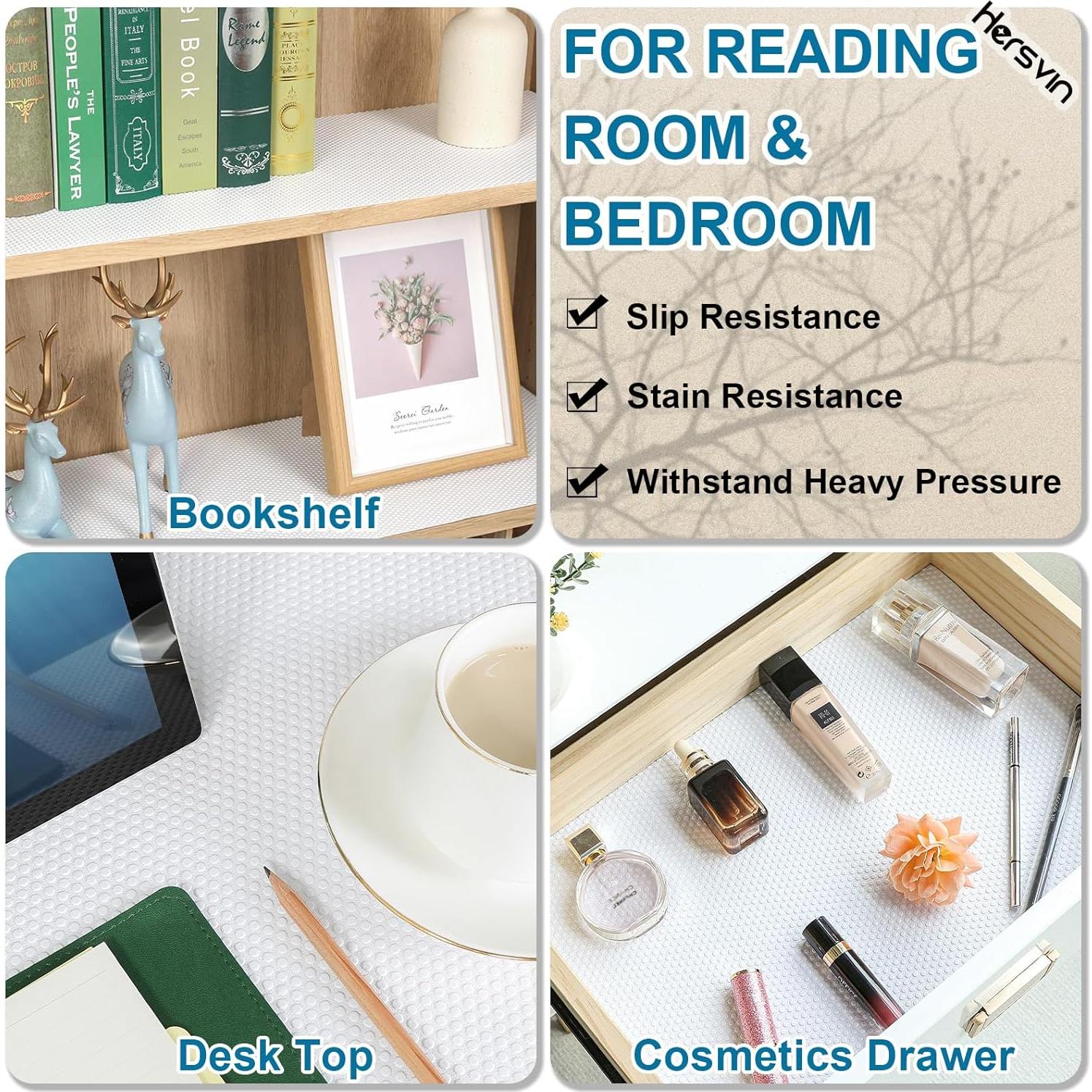 Forro de Estante Hersvin 30.5 cm x 610 cm EVA Antideslizante