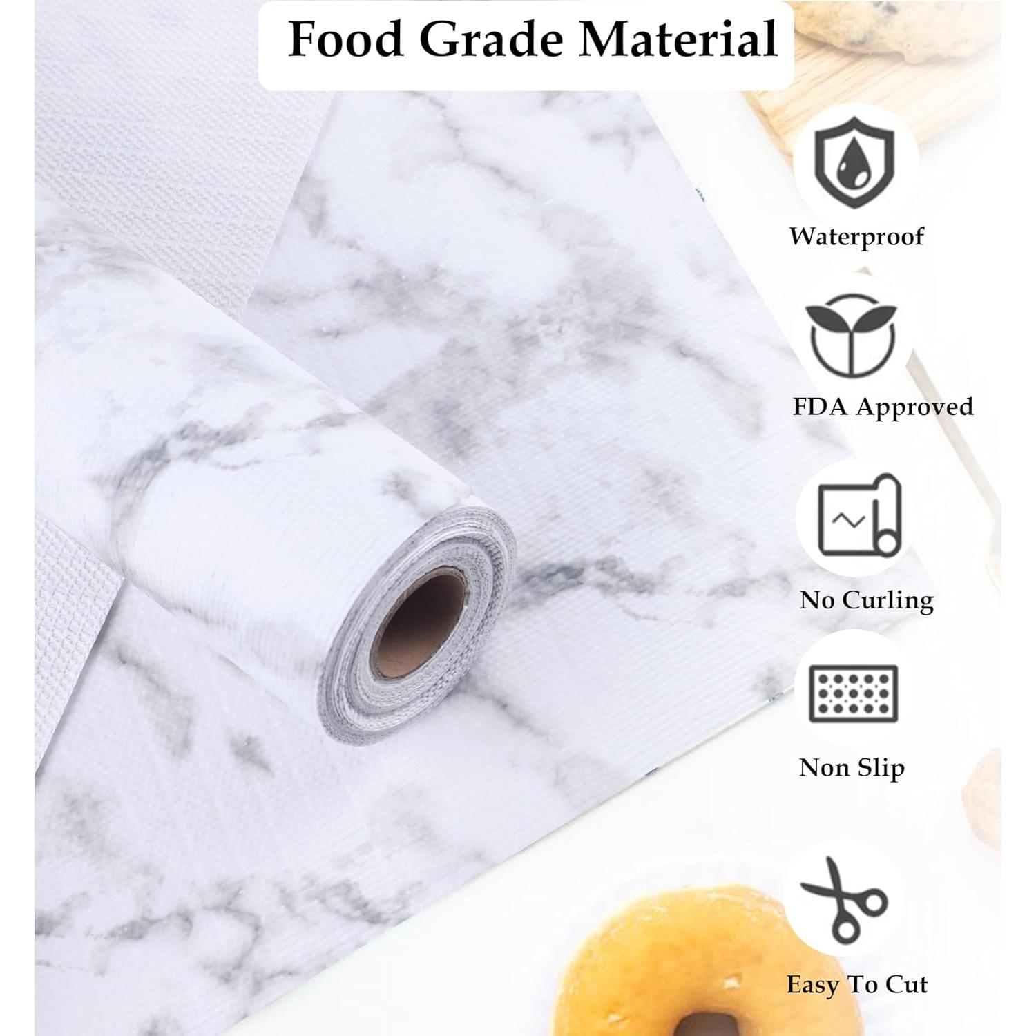 Forro Antideslizante GMEPOCH 30.48x609.6 cm Mármol Impermeable