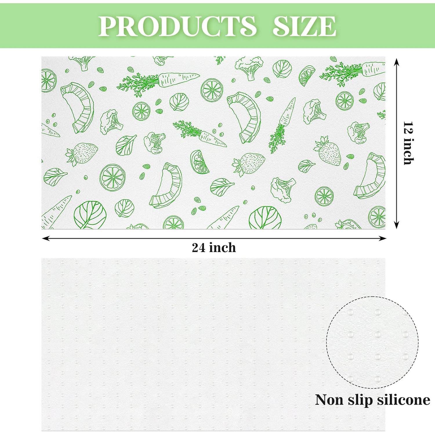 Forros de Estante Refrigerador Amyhill 10 Pcs 60x30 cm Lavables