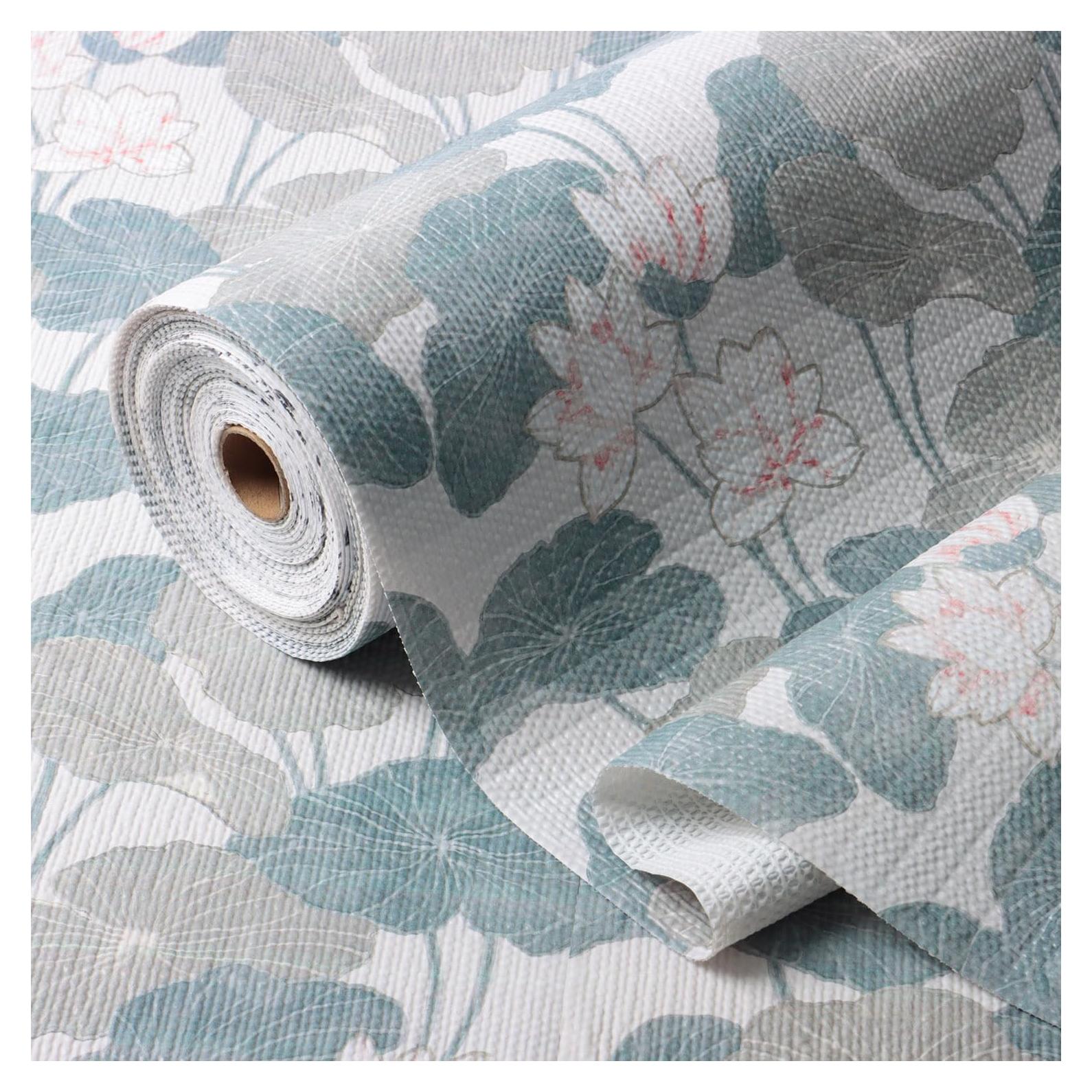 Forro de Estante Antideslizante Amiitay Floral 30.48x300 cm