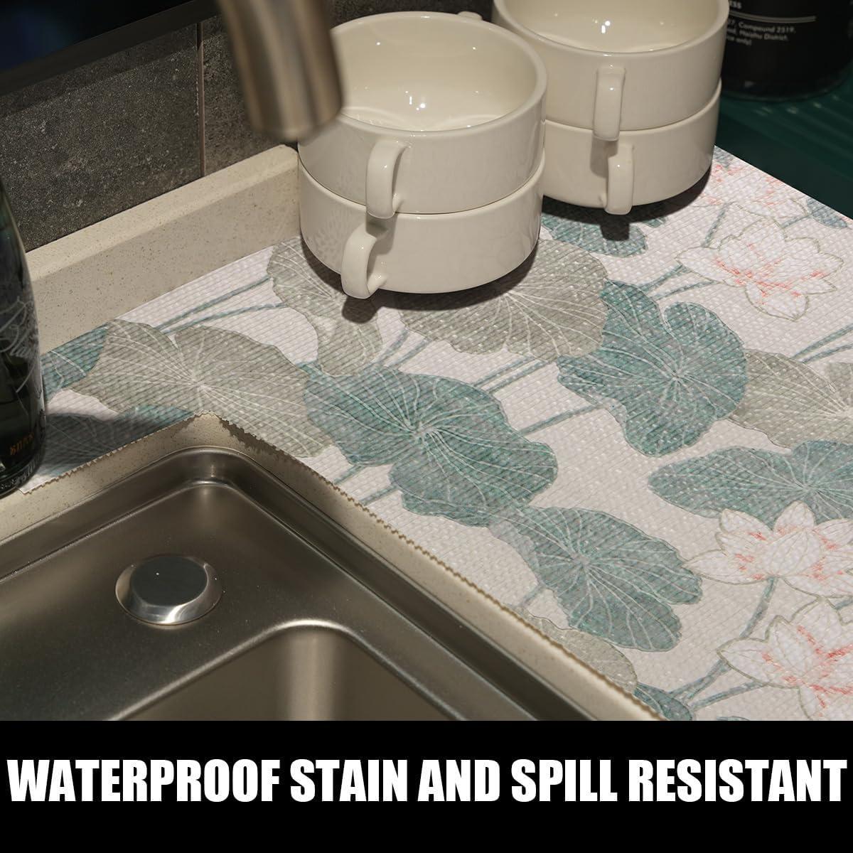 Forro de Estante Antideslizante Amiitay Floral 30.48x300 cm