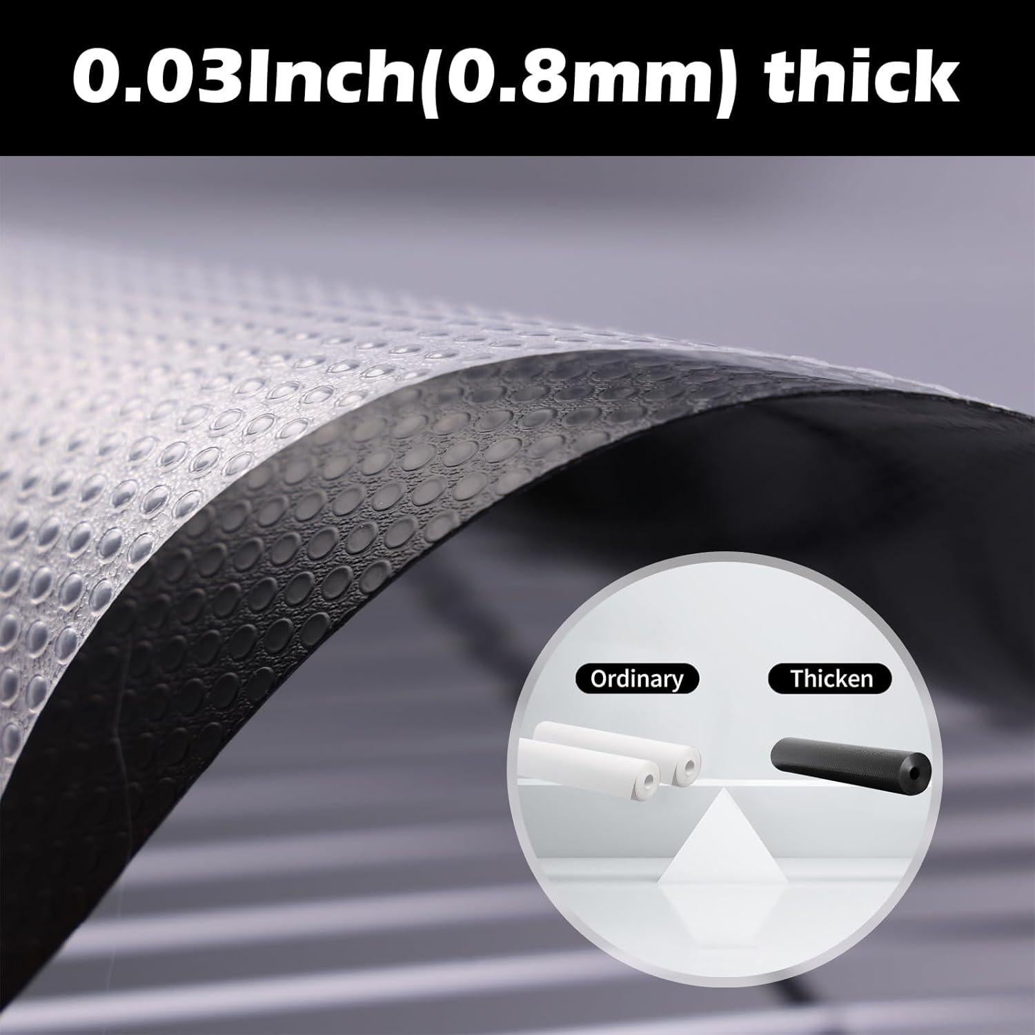 Forro de Estante Janeart 45.72x309.88 cm Negro Impermeable