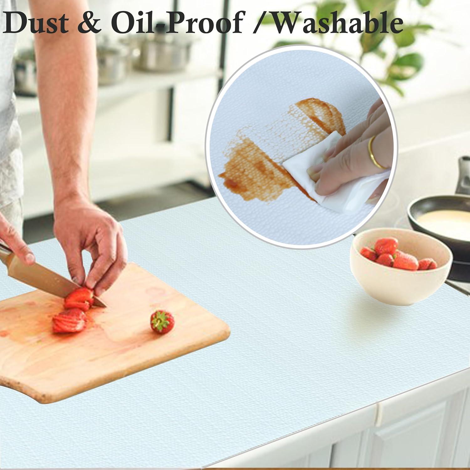 Forros de Estantes Antideslizantes GMCOZY 45.72x609.6 cm PVC