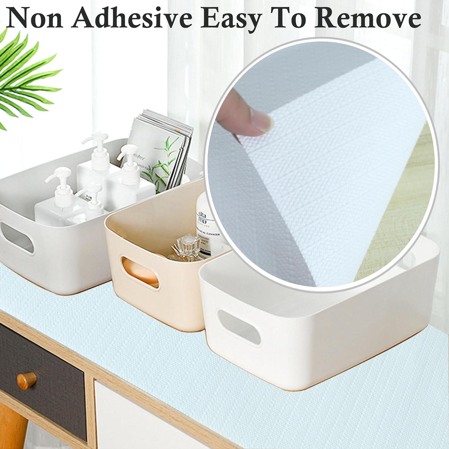 Forros de Estantes Antideslizantes GMCOZY 45.72x609.6 cm PVC