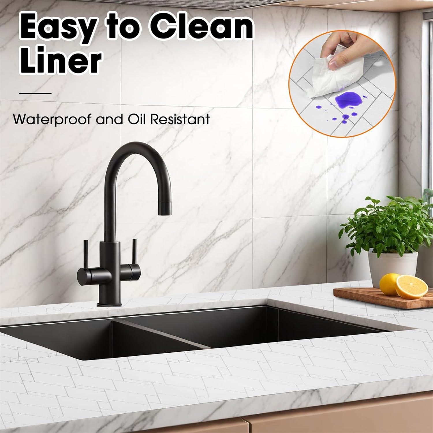 Forro de Estante Antideslizante GOPAS 30x305cm PVC Rombo Plateado