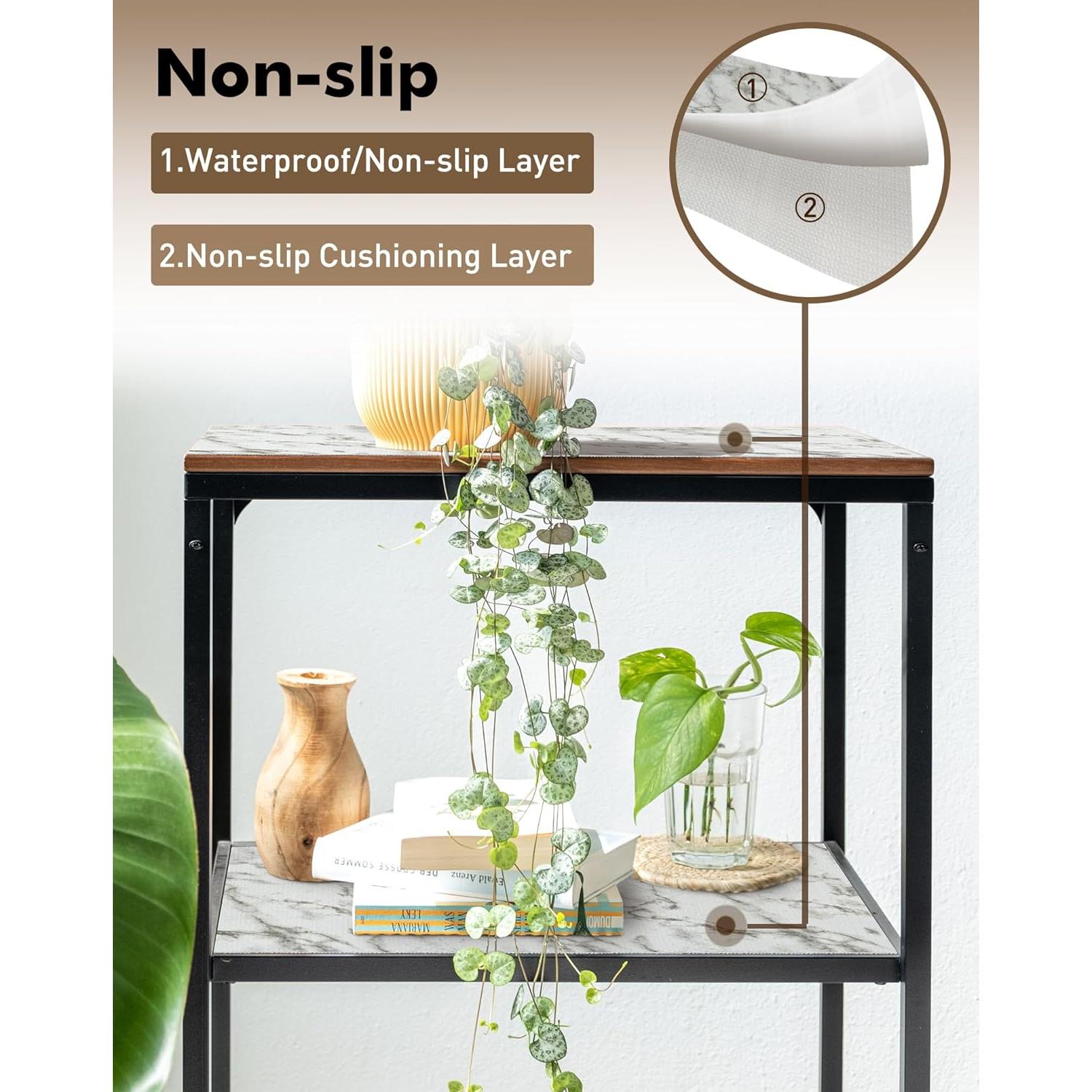 Forro de Estante MelunMer 30.48x720cm Antideslizante Mármol