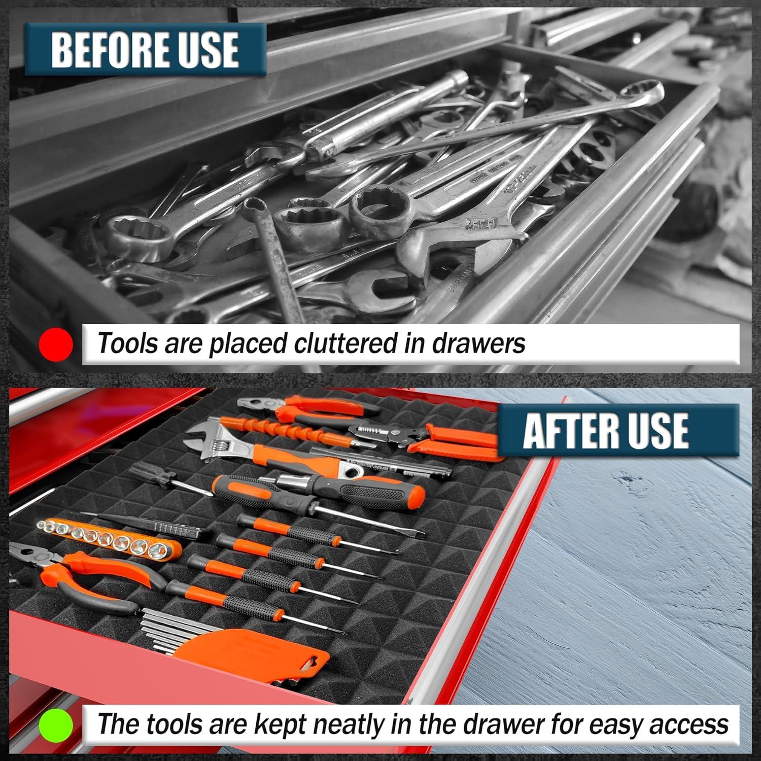 Forro Antideslizante para Caja de Herramientas Desunqin 60.4x40.1cm