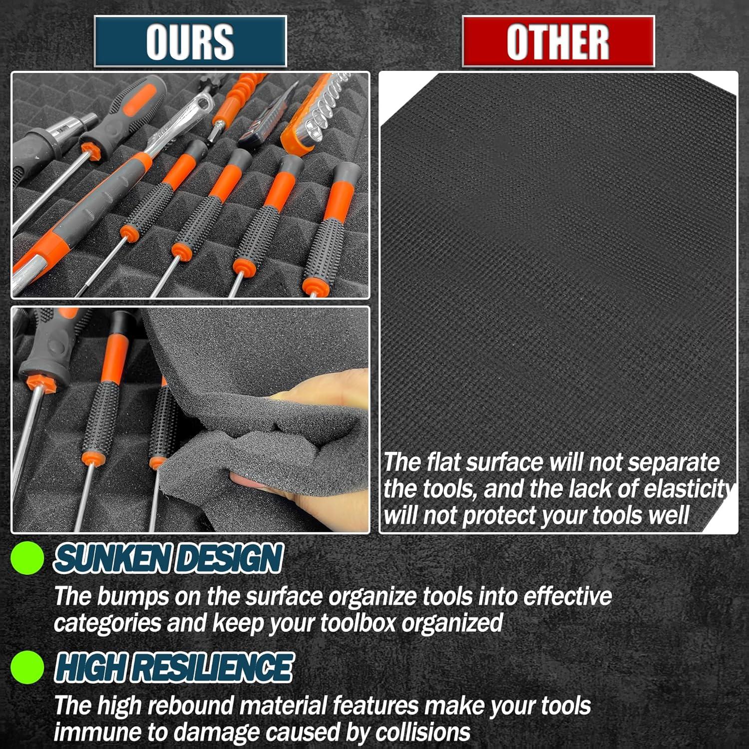 Forro Antideslizante para Caja de Herramientas Desunqin 60.4x40.1cm