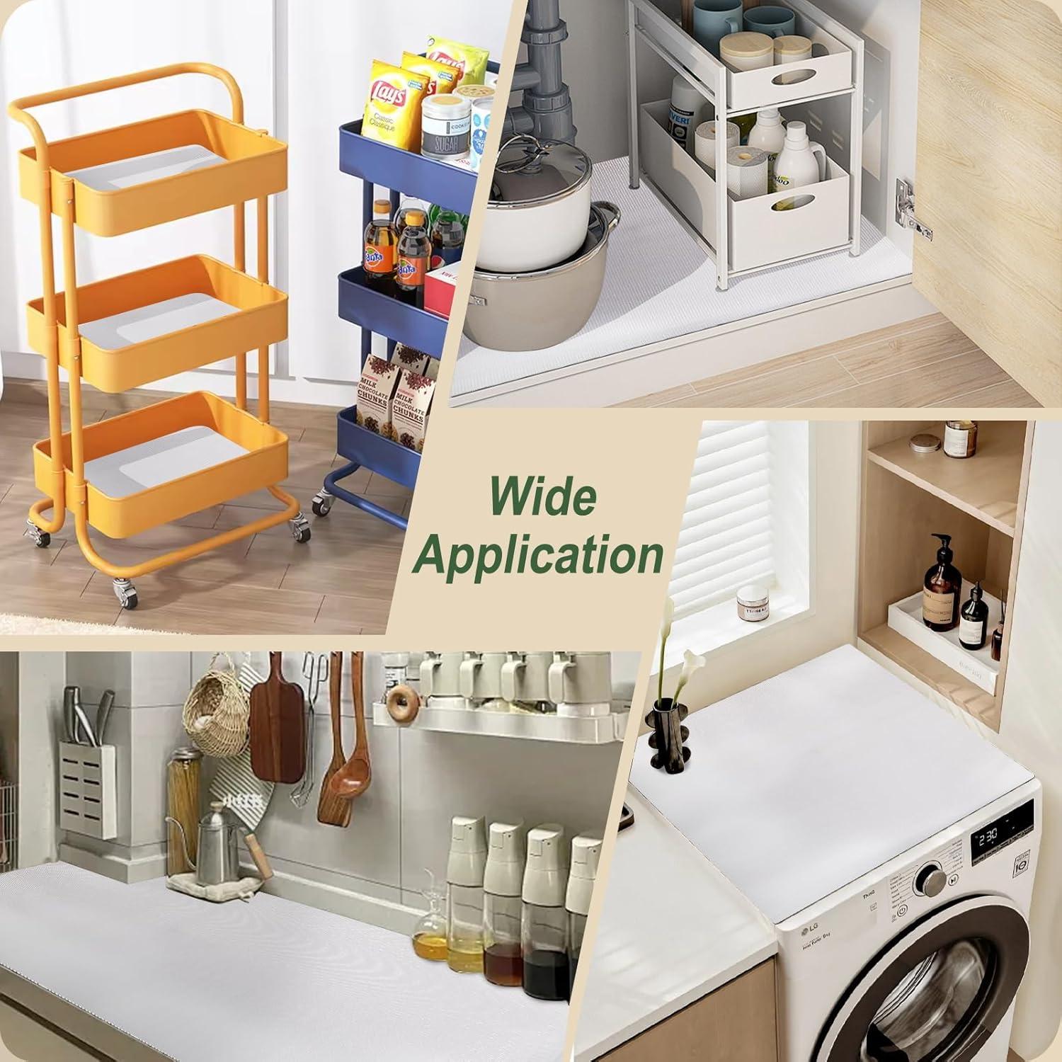 Forro de Cajón Antideslizante Insigoo Blanco 30cm x 300cm