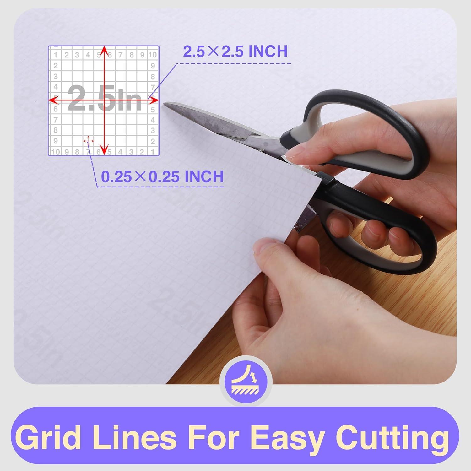 Forro de Estante Autoadhesivo PaBUSIOr Blanco 11cm x 736.6cm