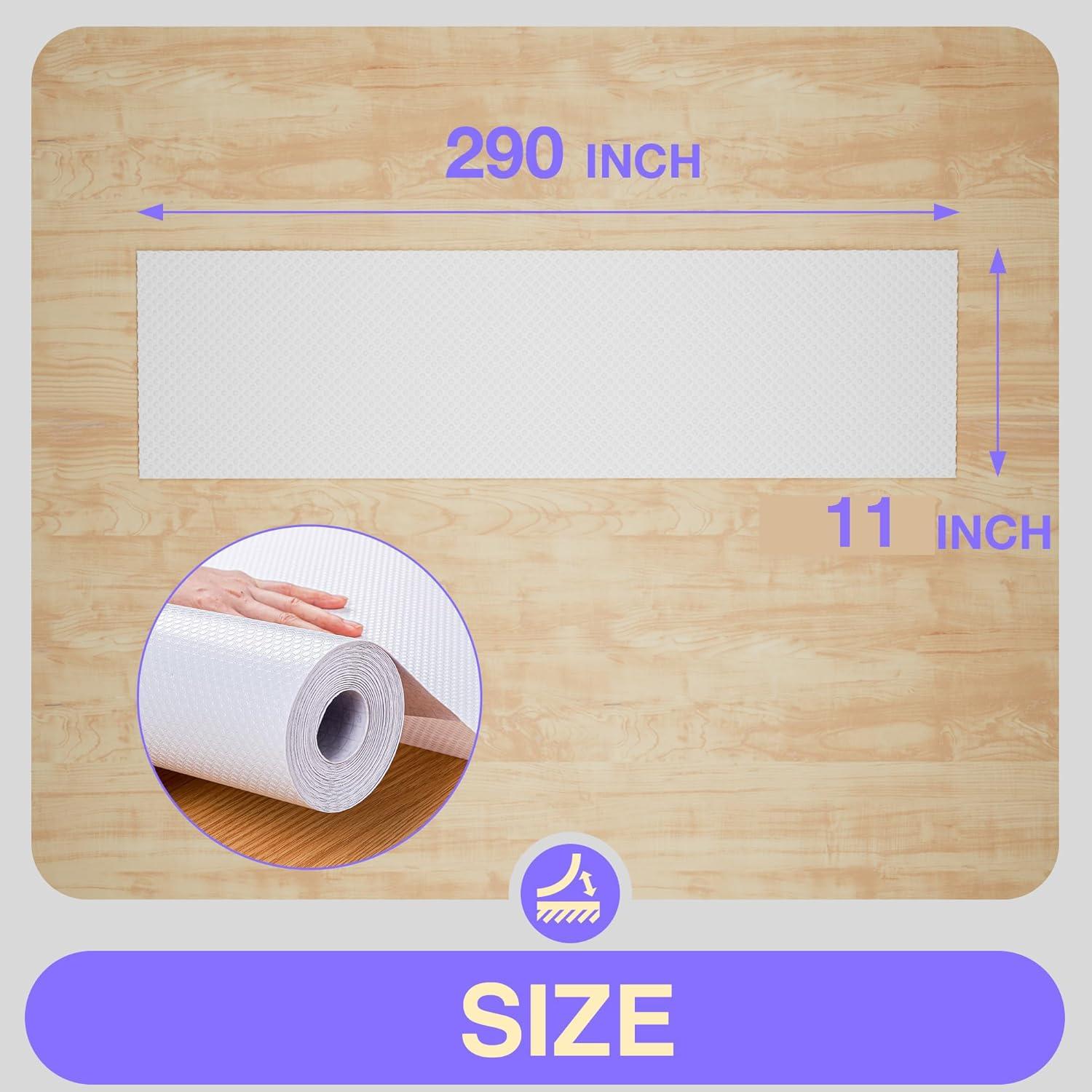 Forro de Estante Autoadhesivo PaBUSIOr Blanco 11cm x 736.6cm