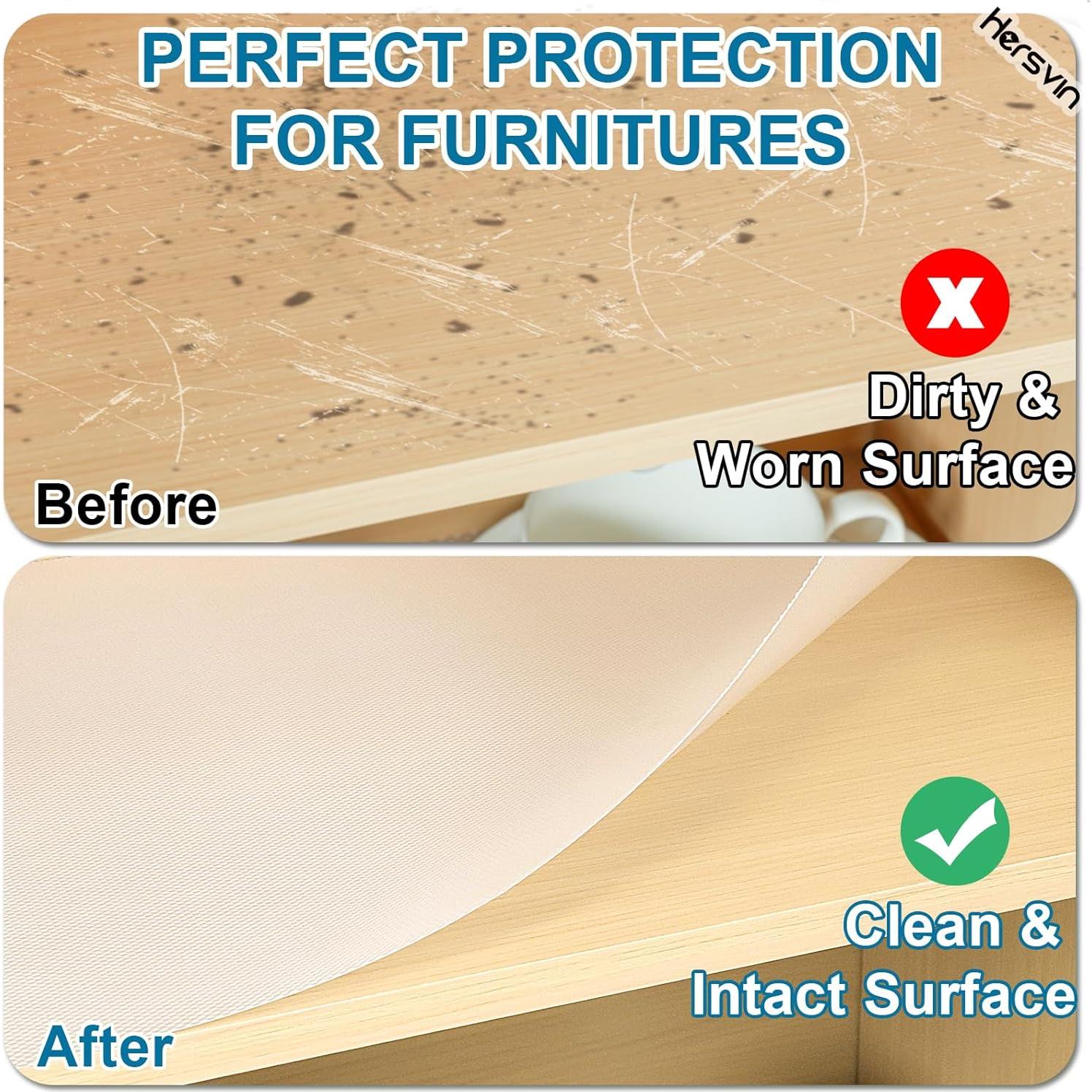 Forros de Estantería 61 cm x 6 m Hersvin Transparente Diamante