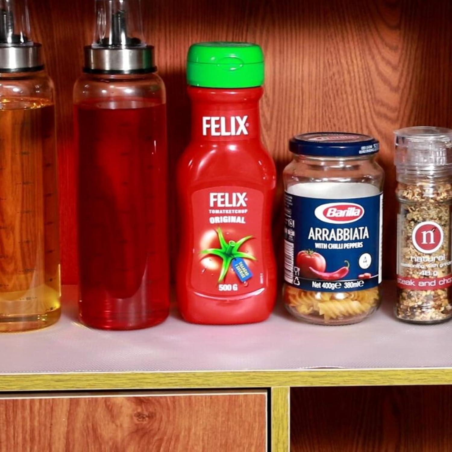 Forros de Estantería 61 cm x 6 m Hersvin Transparente Diamante