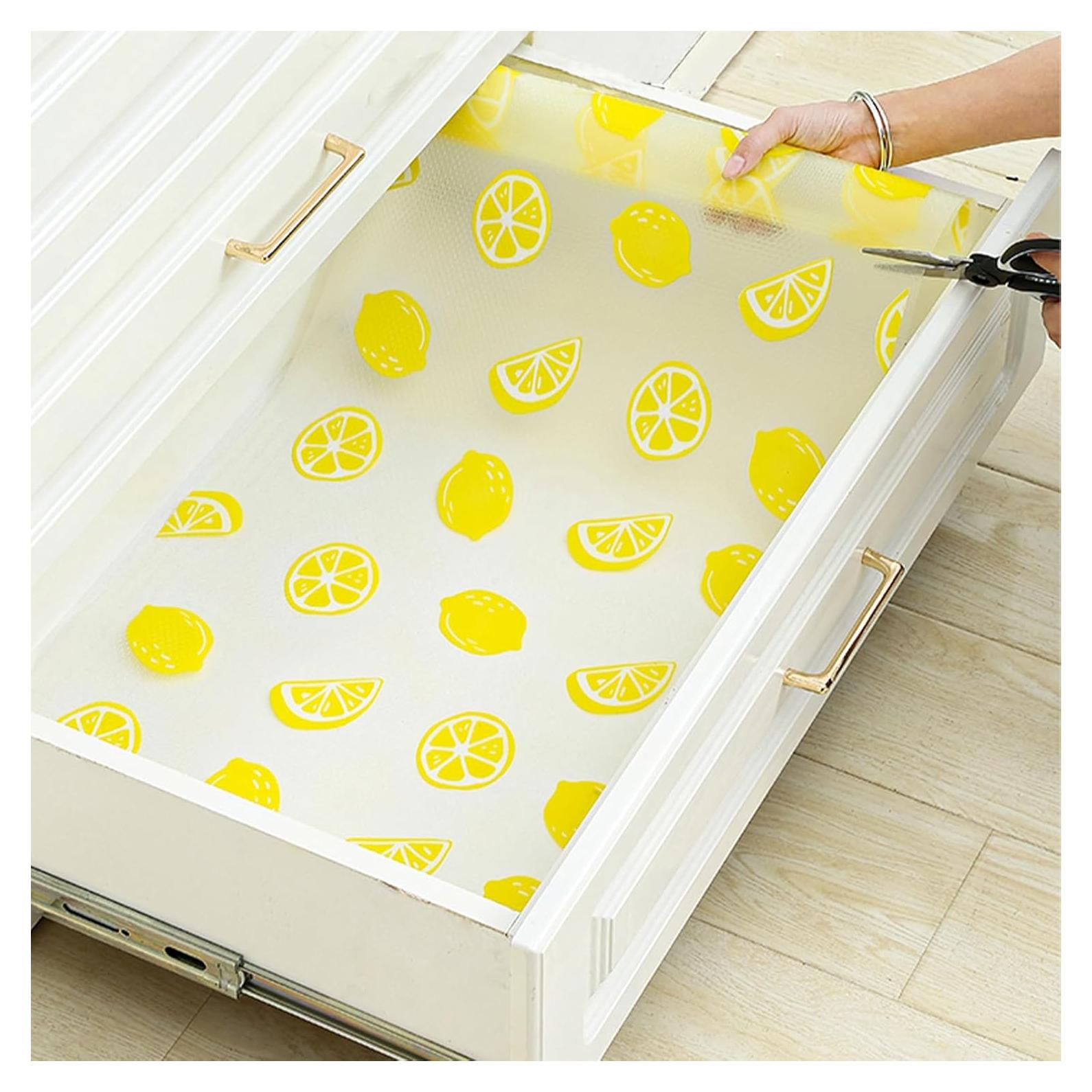 Forro de Estante Antideslizante Jacriah 30x300 cm Limón