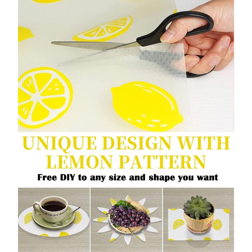 Forro de Estante Antideslizante Jacriah 30x300 cm Limón