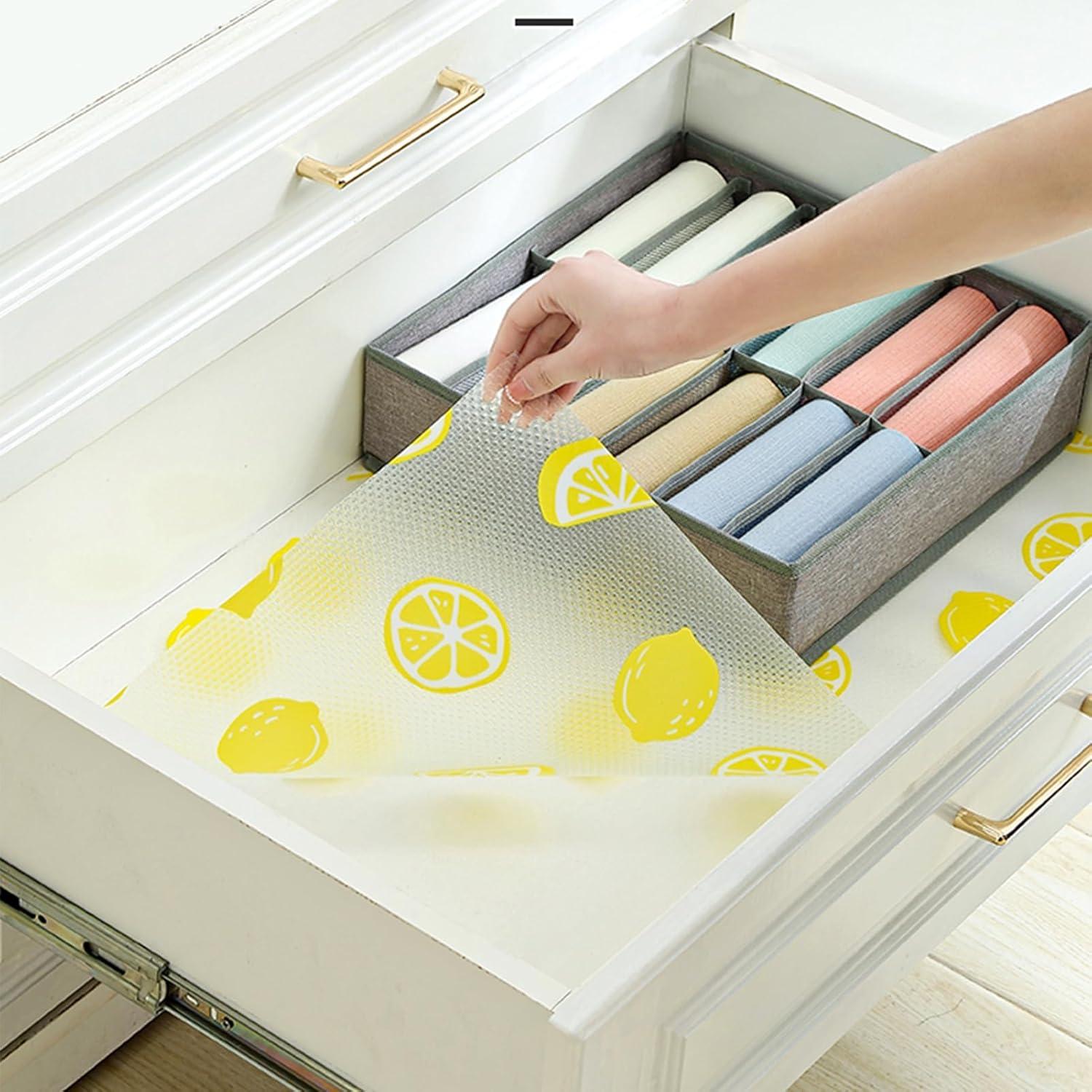 Forro de Estante Antideslizante Jacriah 30x300 cm Limón