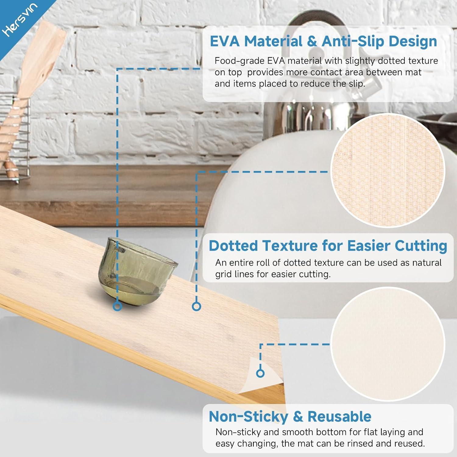 Forros de Estante Hersvin 30.5x610cm EVA Antideslizante