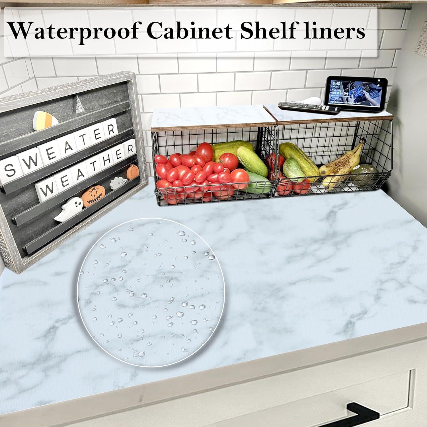 Forro de Estante GMSWEET 14x240 cm Mármol Antideslizante