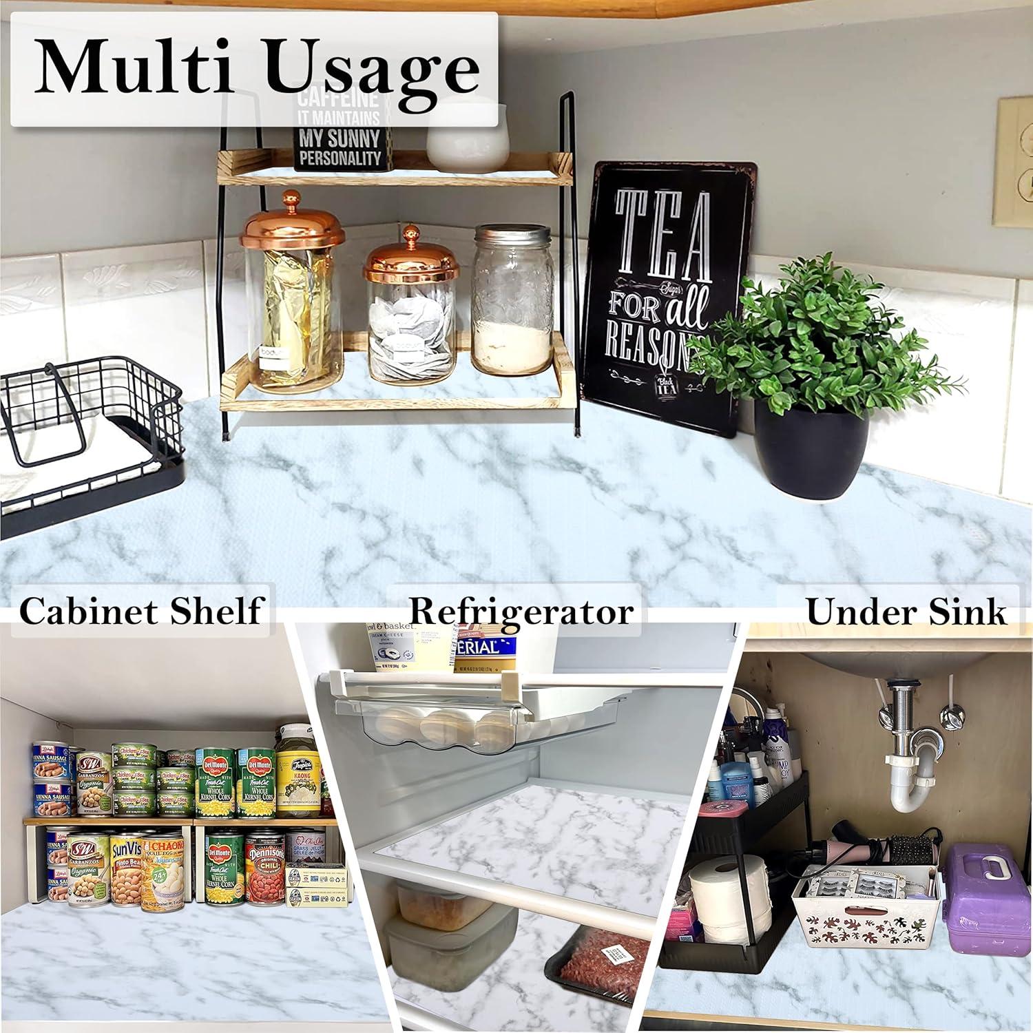 Forro de Estante GMSWEET 14x240 cm Mármol Antideslizante