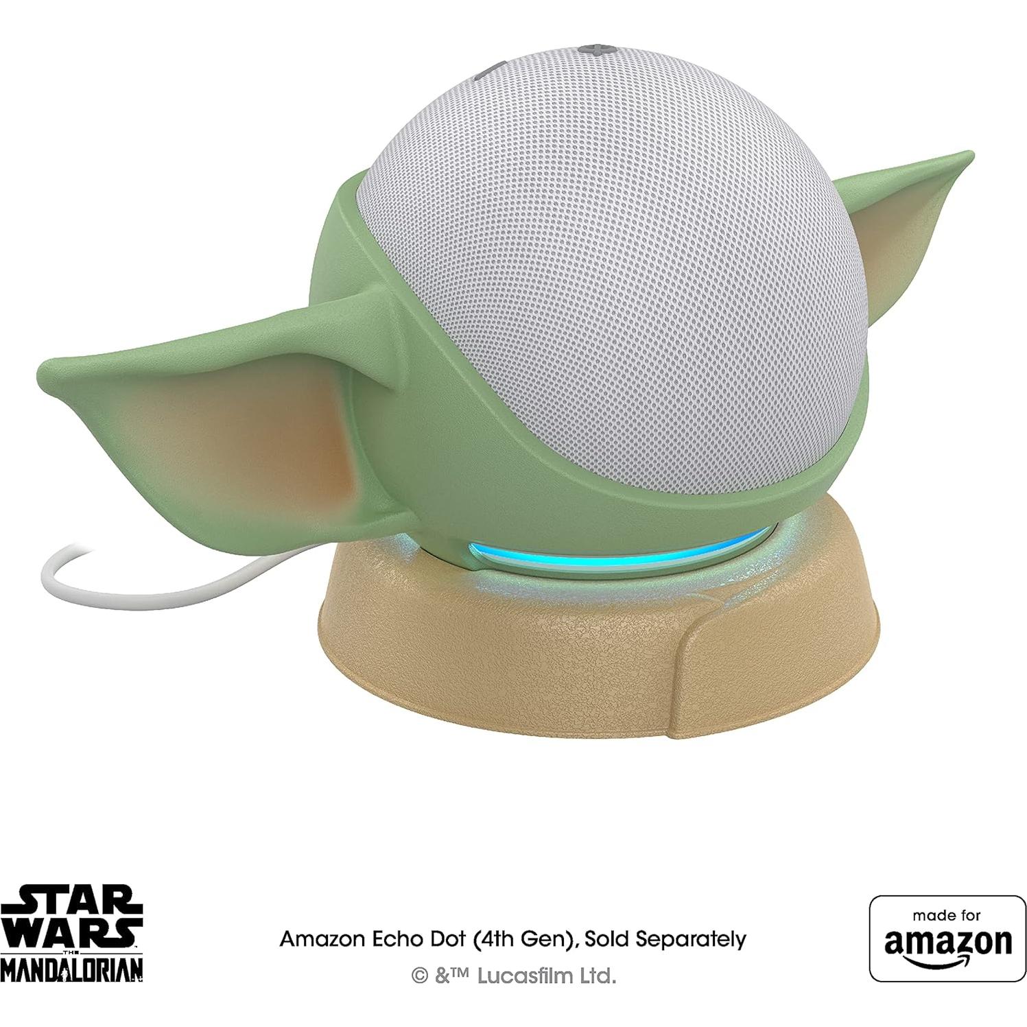 Soporte Baby Grogu para Amazon Echo Dot 4ta y 5ta Gen