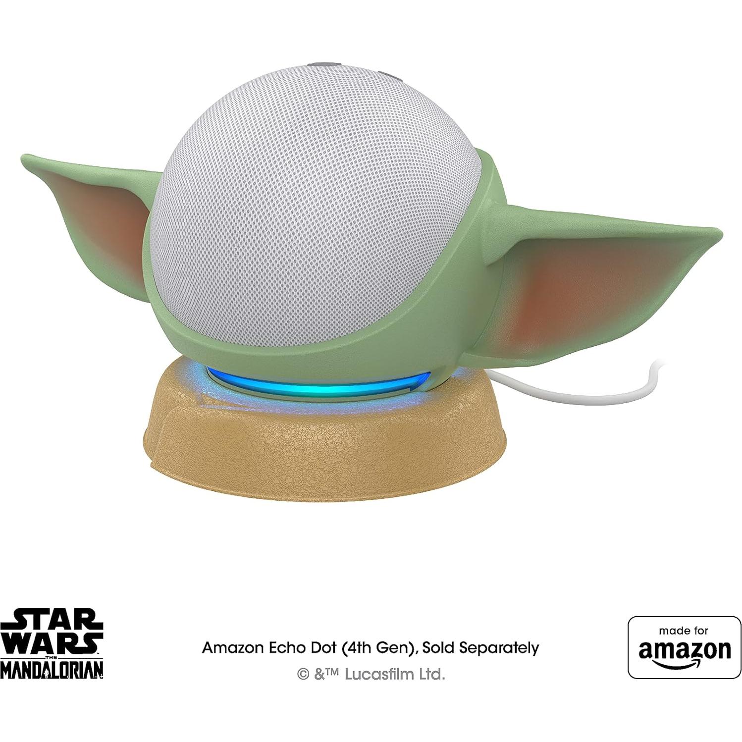 Soporte Baby Grogu para Amazon Echo Dot 4ta y 5ta Gen