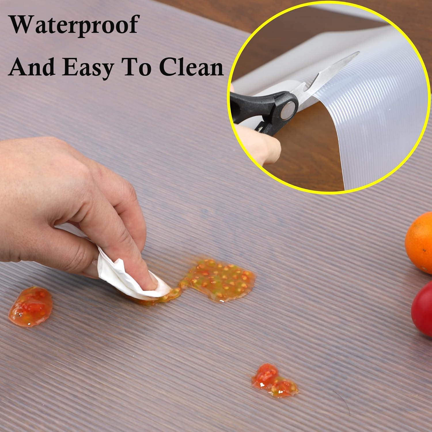 Forro de Estante Antideslizante GMCOZY 35.56 cm x 6.1 m Transparente