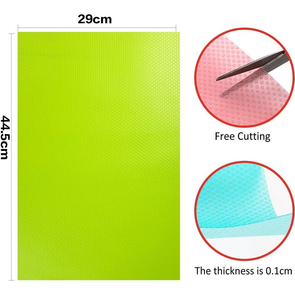 Paquete de 10 Tapetes Antideslizantes Winshall para Refrigerador