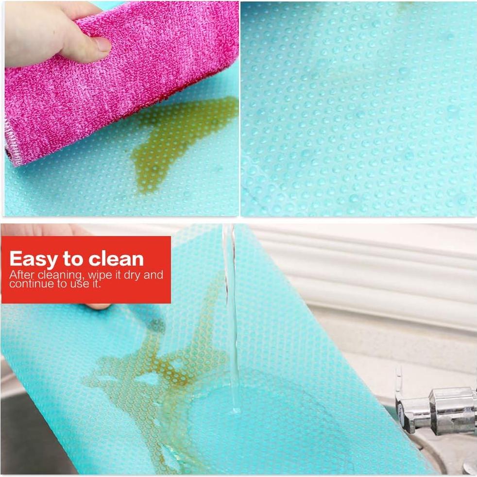 Paquete de 10 Tapetes Antideslizantes Winshall para Refrigerador