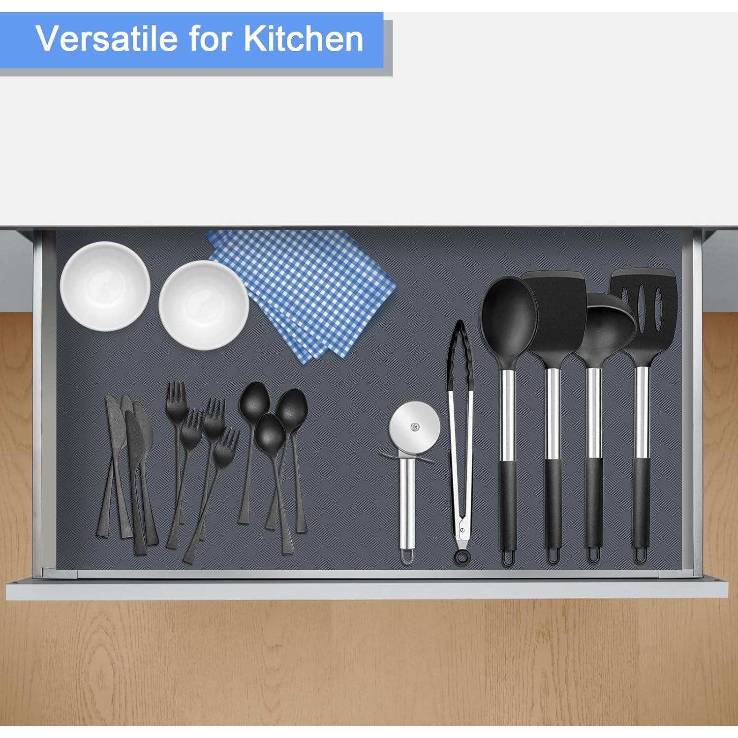 Forro de Estante OcePor 30.48x609.6 cm Antideslizante Gris