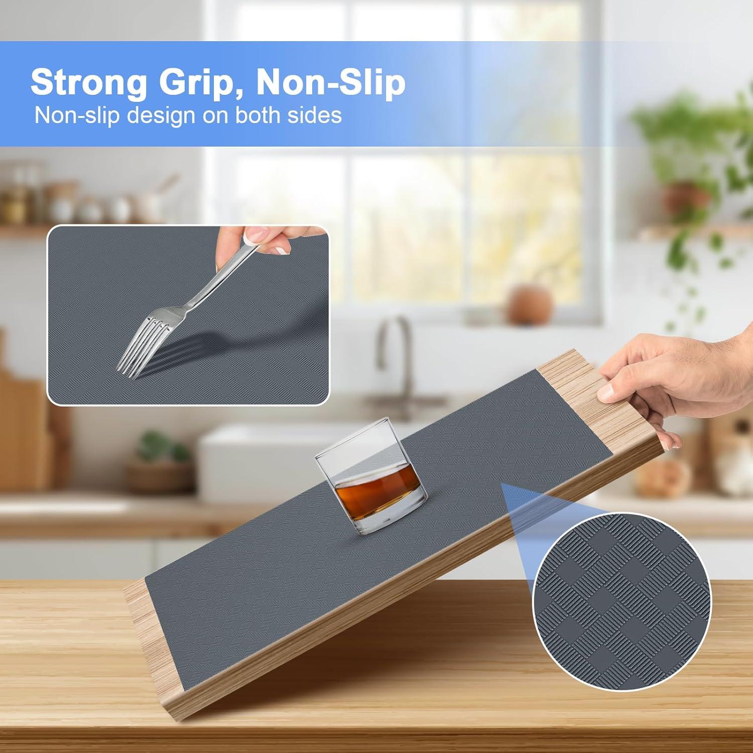 Forro de Estante OcePor 30.48x609.6 cm Antideslizante Gris