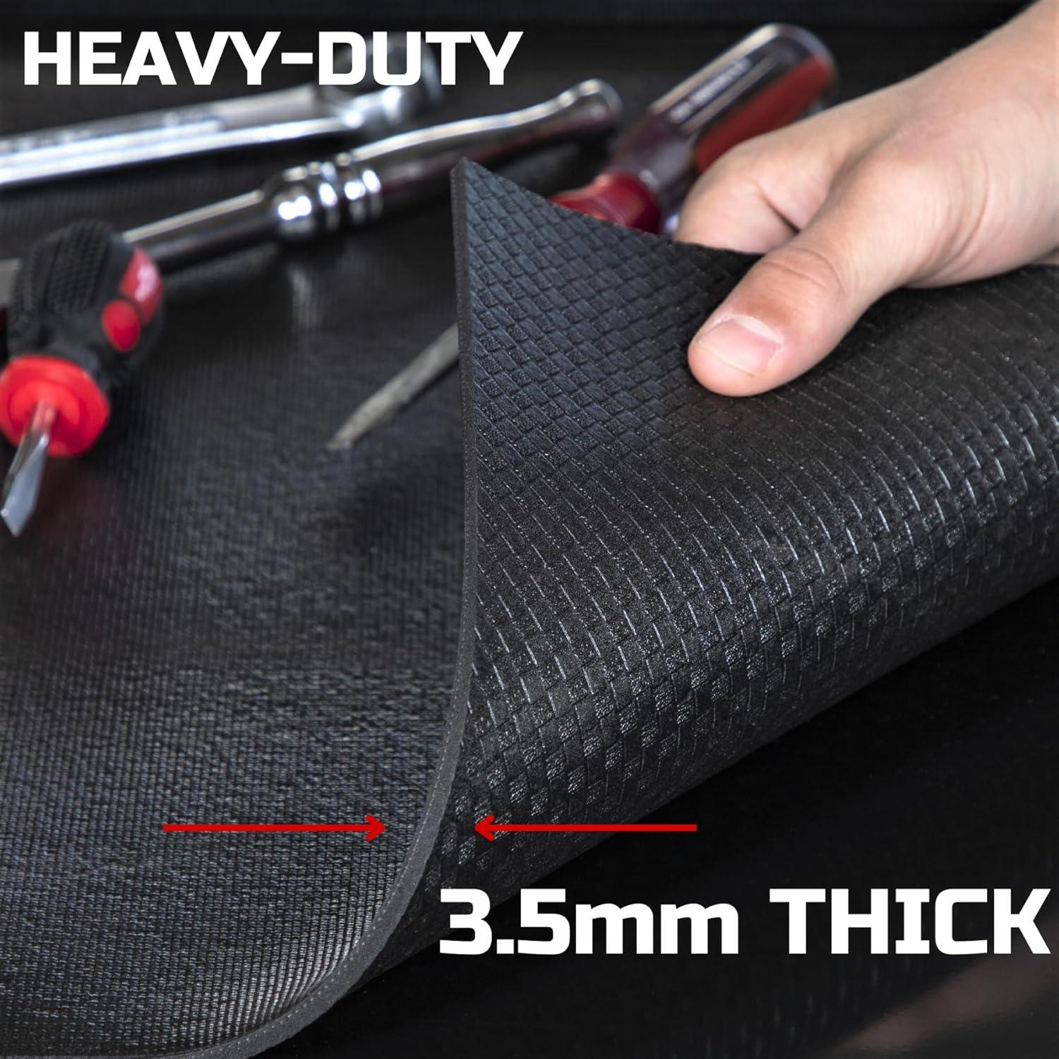 Forro de Caja de Herramientas ONREVA 45.72 cm x 7.32 m Negro