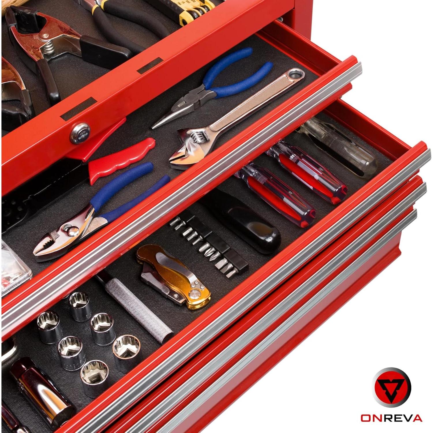 Forro de Caja de Herramientas ONREVA 45.72 cm x 7.32 m Negro