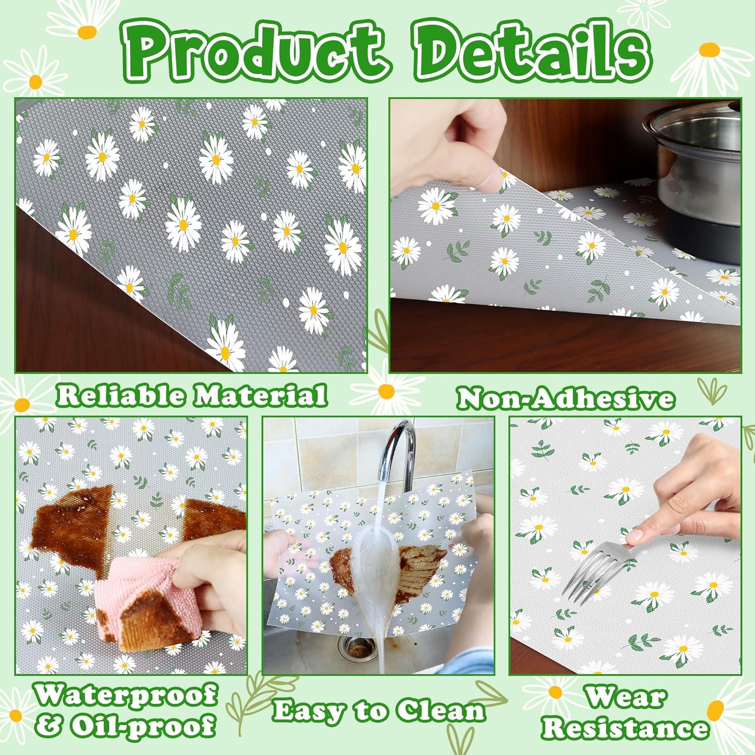 Forro de Cajón GQIRIL 360cm x 45cm Impermeable Floral