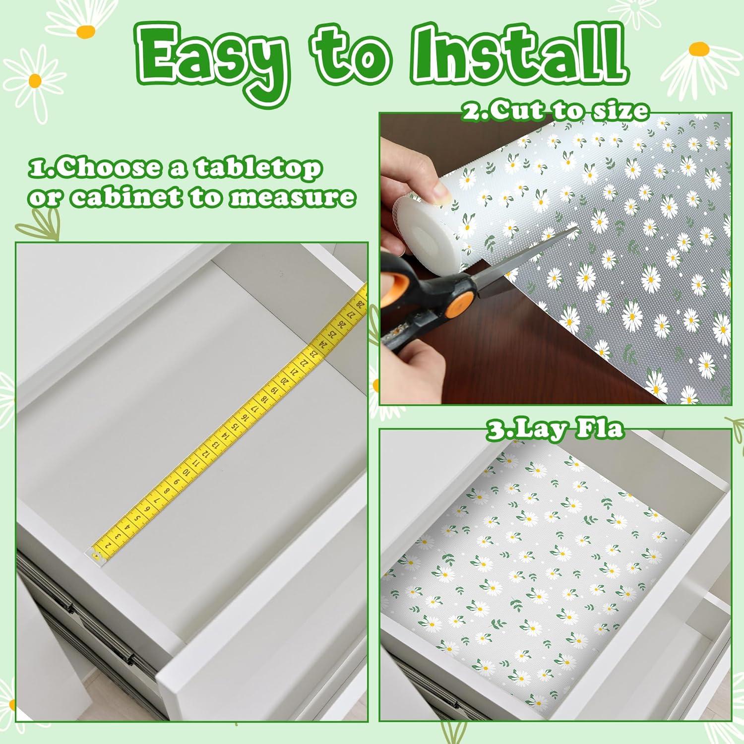 Forro de Cajón GQIRIL 360cm x 45cm Impermeable Floral