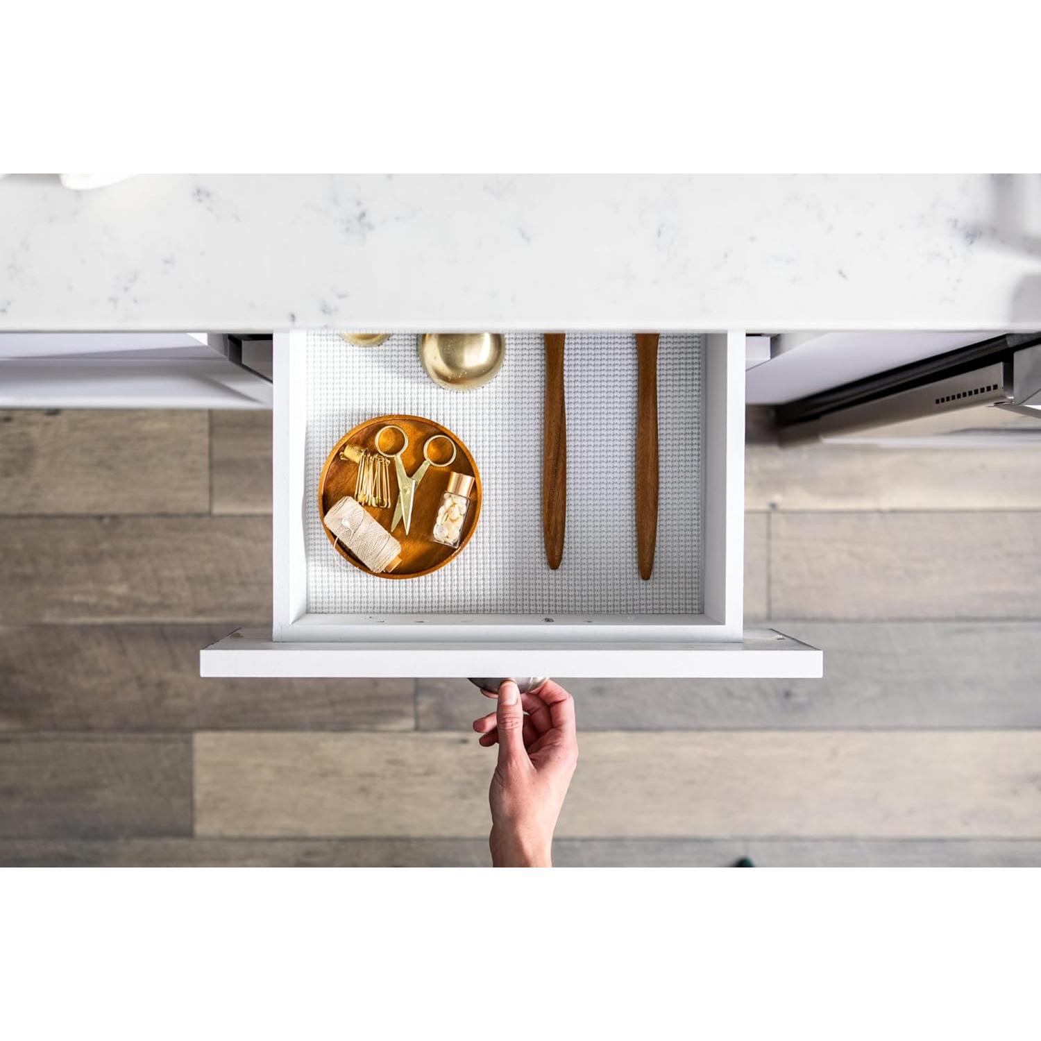 Forro Antideslizante para Estantes Duck 30.48cm x 731.52cm Negro