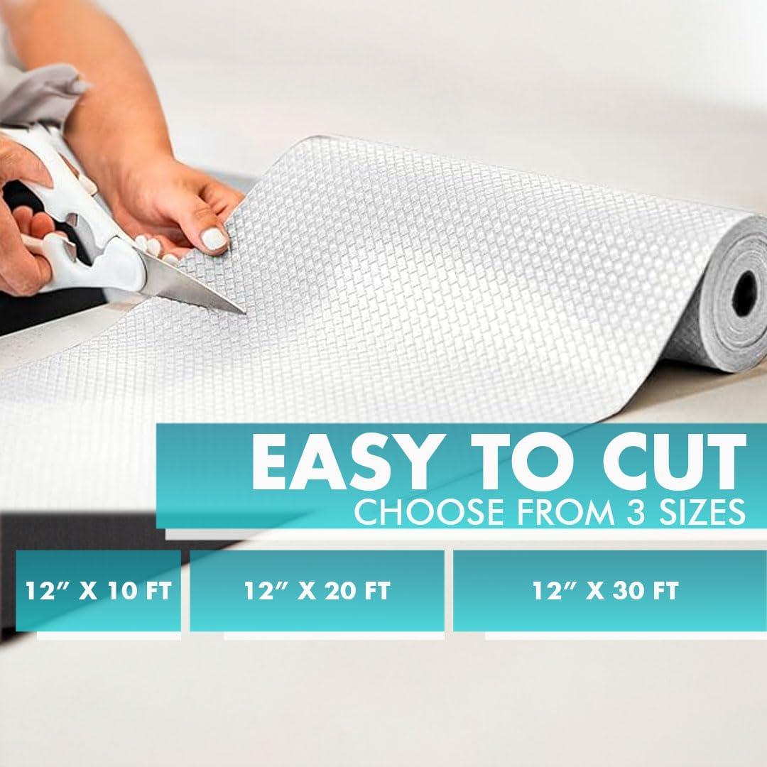 Forro de Estante Antideslizante NextClimb 30.48x9.14m PVC Blanco