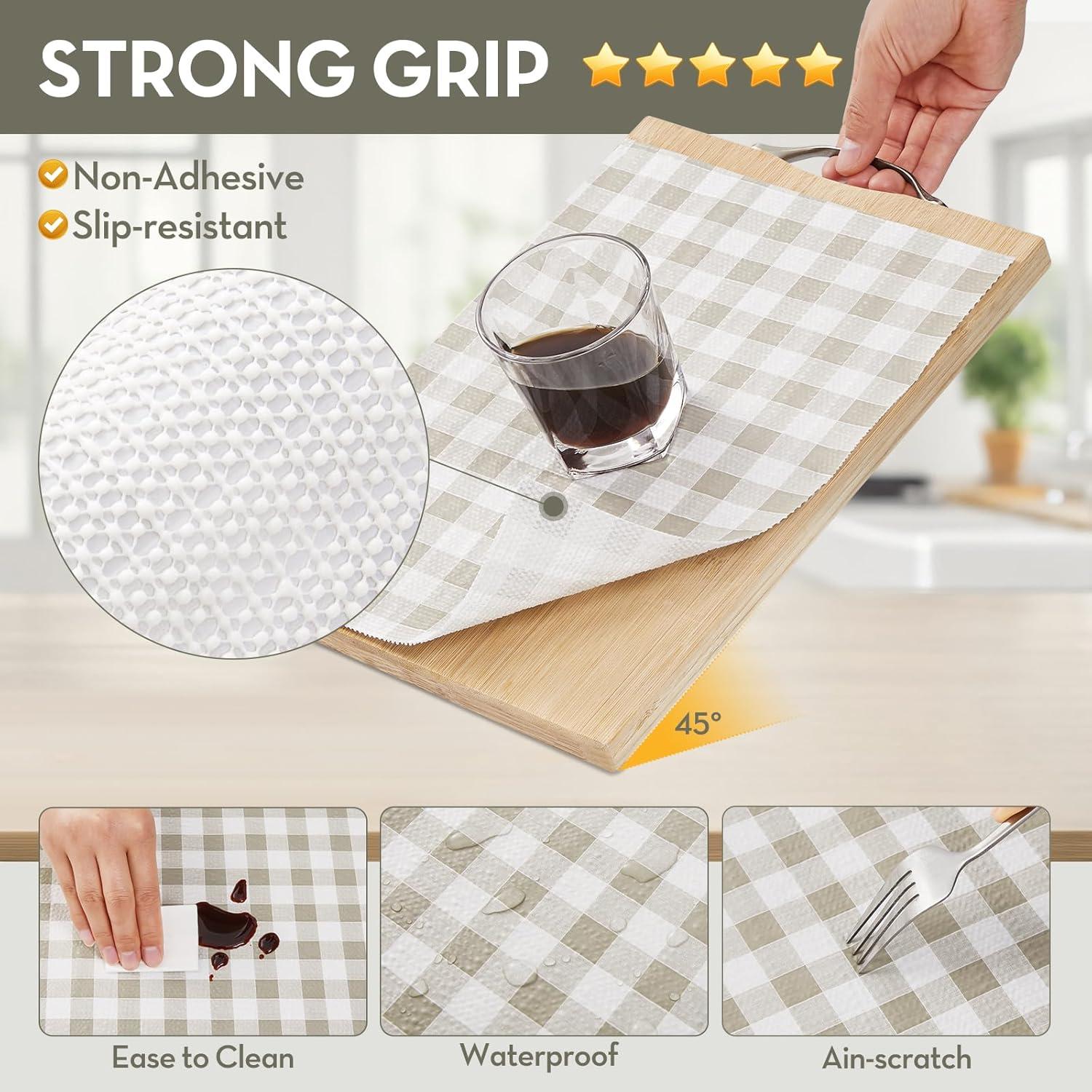 Forro Antideslizante Aohoofull 30cm x 610cm Verde PVC