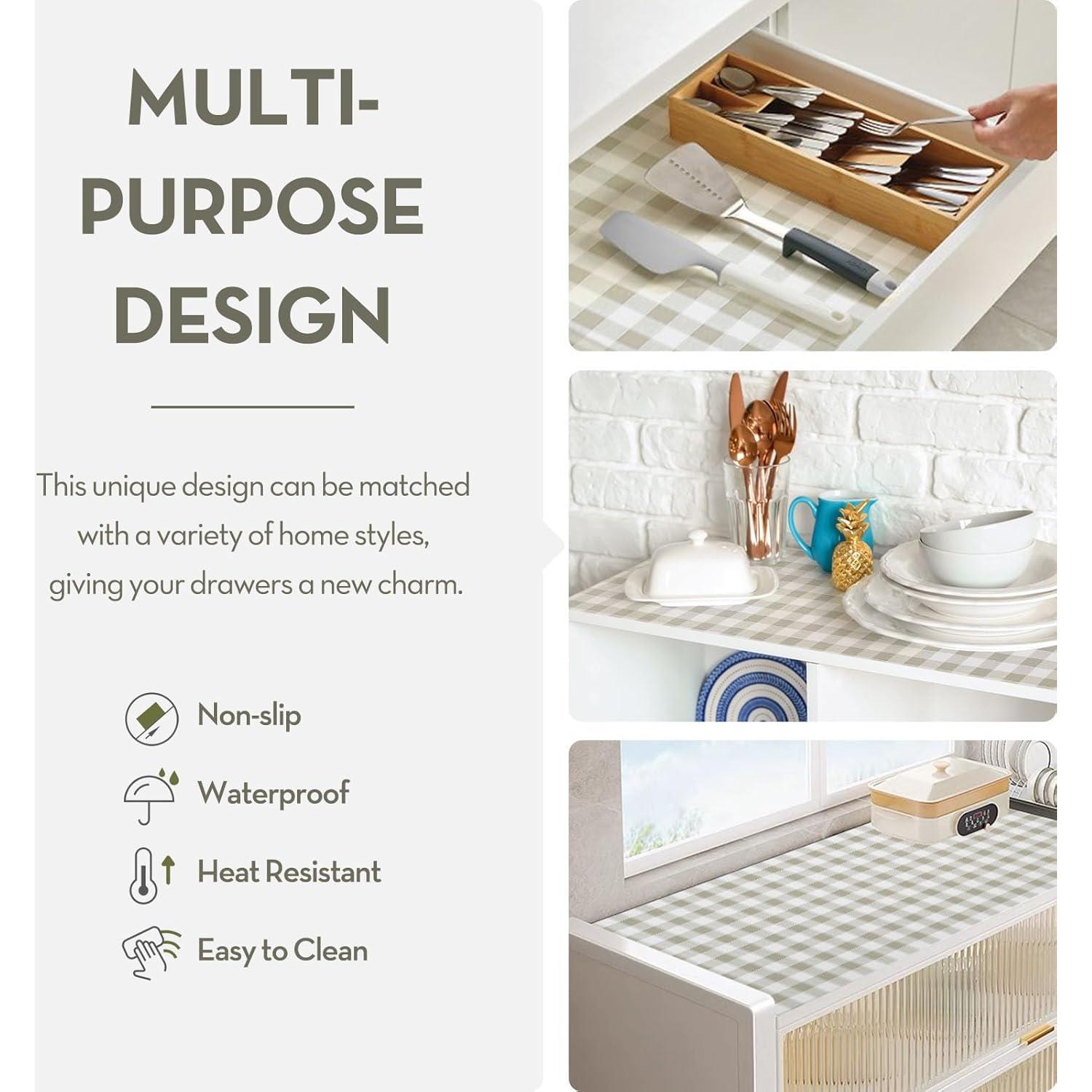 Forro Antideslizante Aohoofull 30cm x 610cm Verde PVC