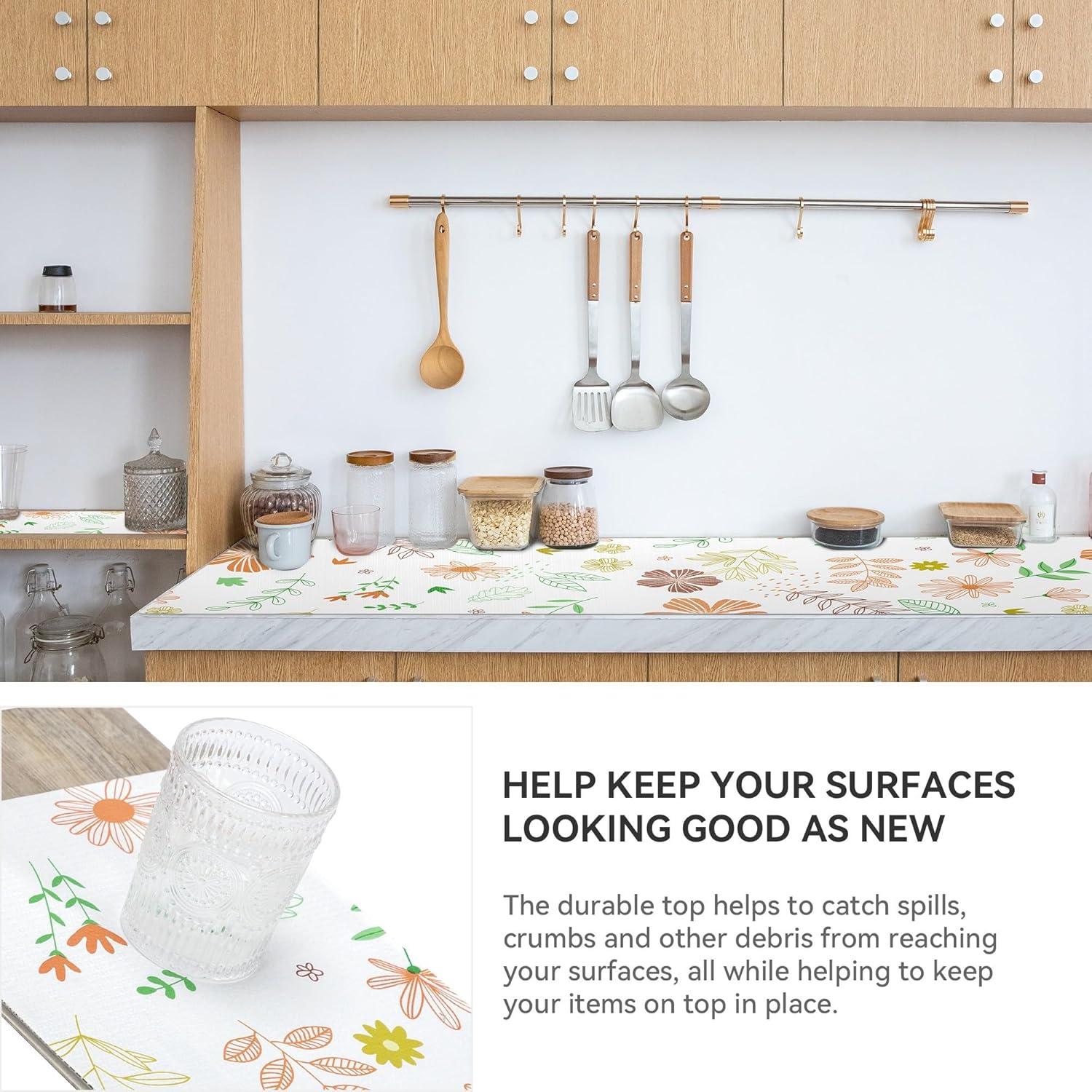 Forro de Estante Antideslizante DwellAid 45.7x243.8 cm Multicolor