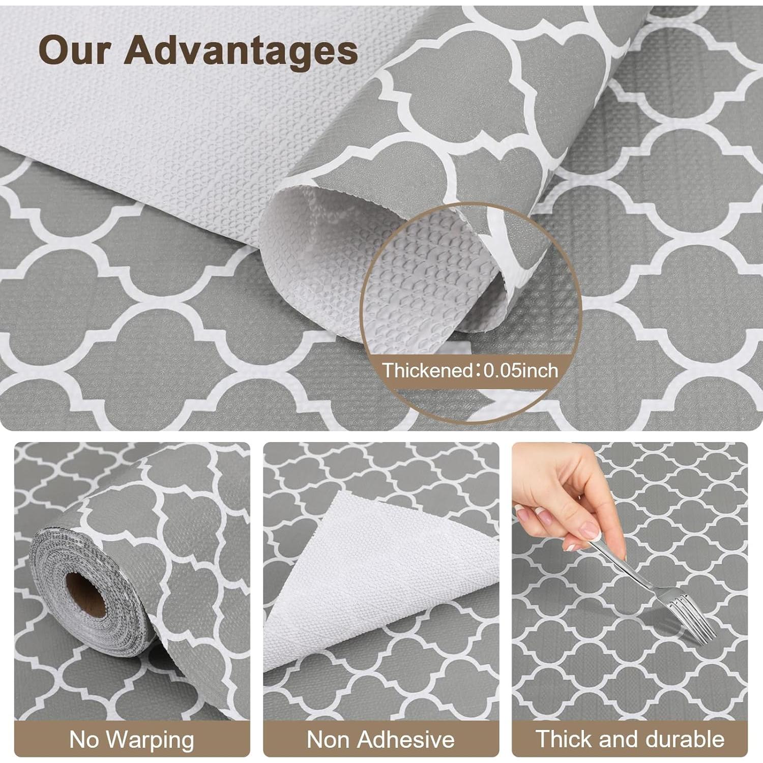 Forro Antideslizante OcePor 30.48CM x 6.1M para Cajones y Estantes