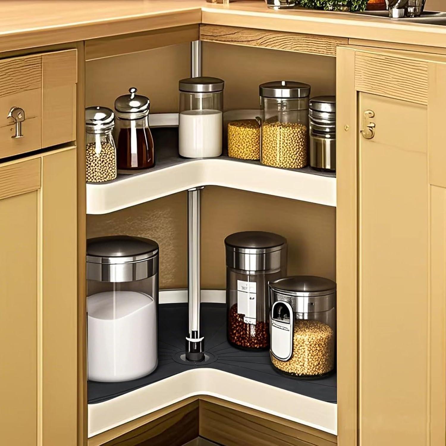 Forro Antideslizante de Silicona Uprony 2PCS 68.58 cm Negro